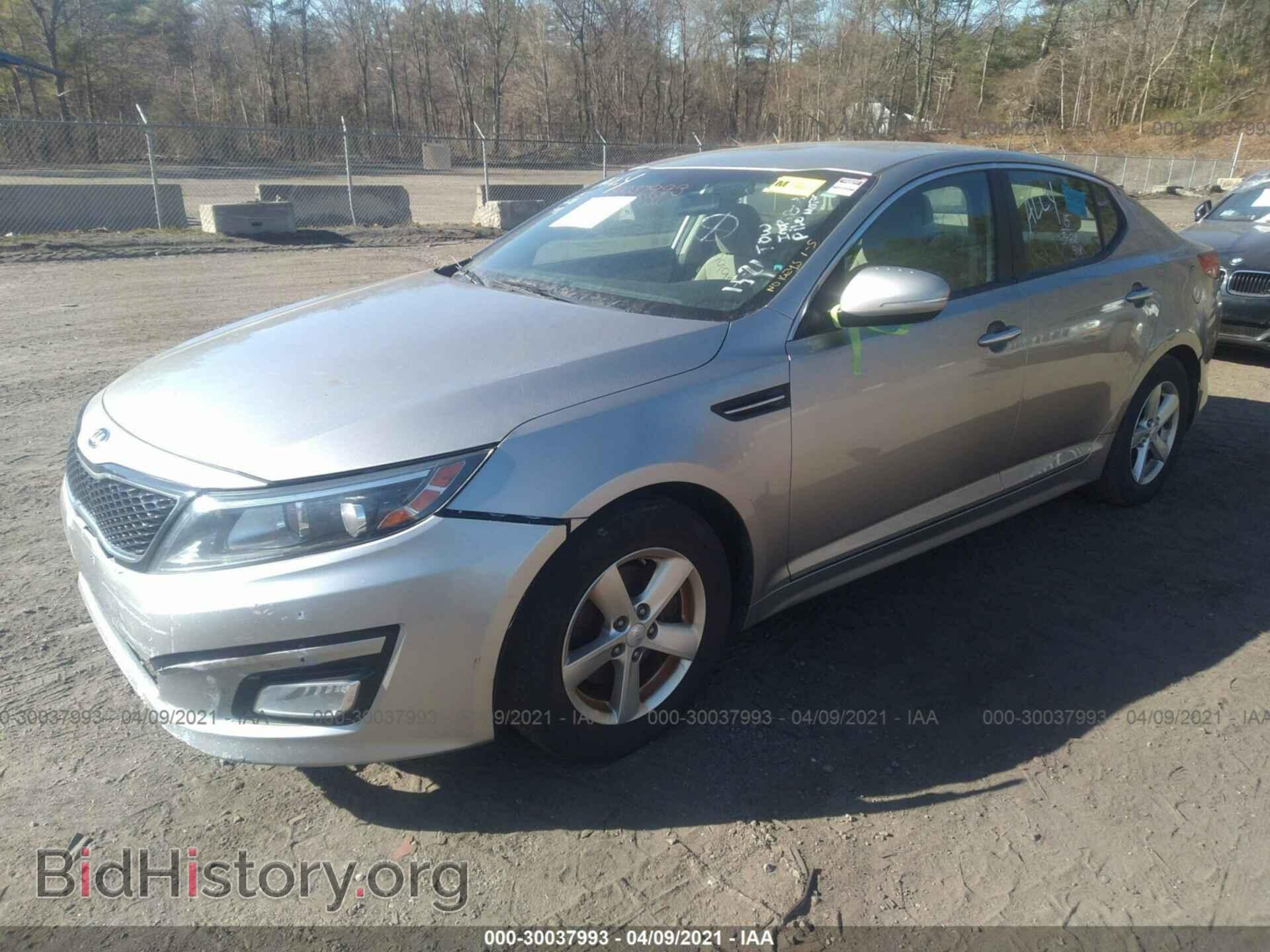 2015 KIA OPTIMA - VIN: KNAGM4A70F5575956 - Фото 2