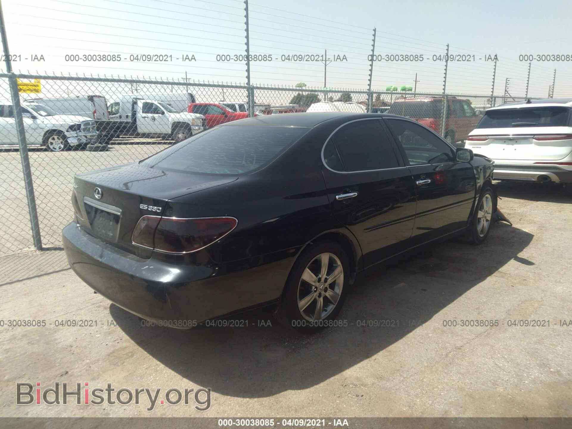 2006 LEXUS ES 330 - VIN: JTHBA30G465144083 - Фото 4