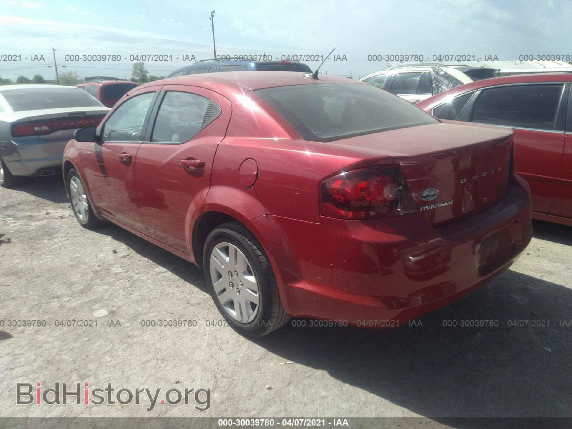 2012 DODGE AVENGER - VIN: 1C3CDZAB7CN213917 - Фото 3