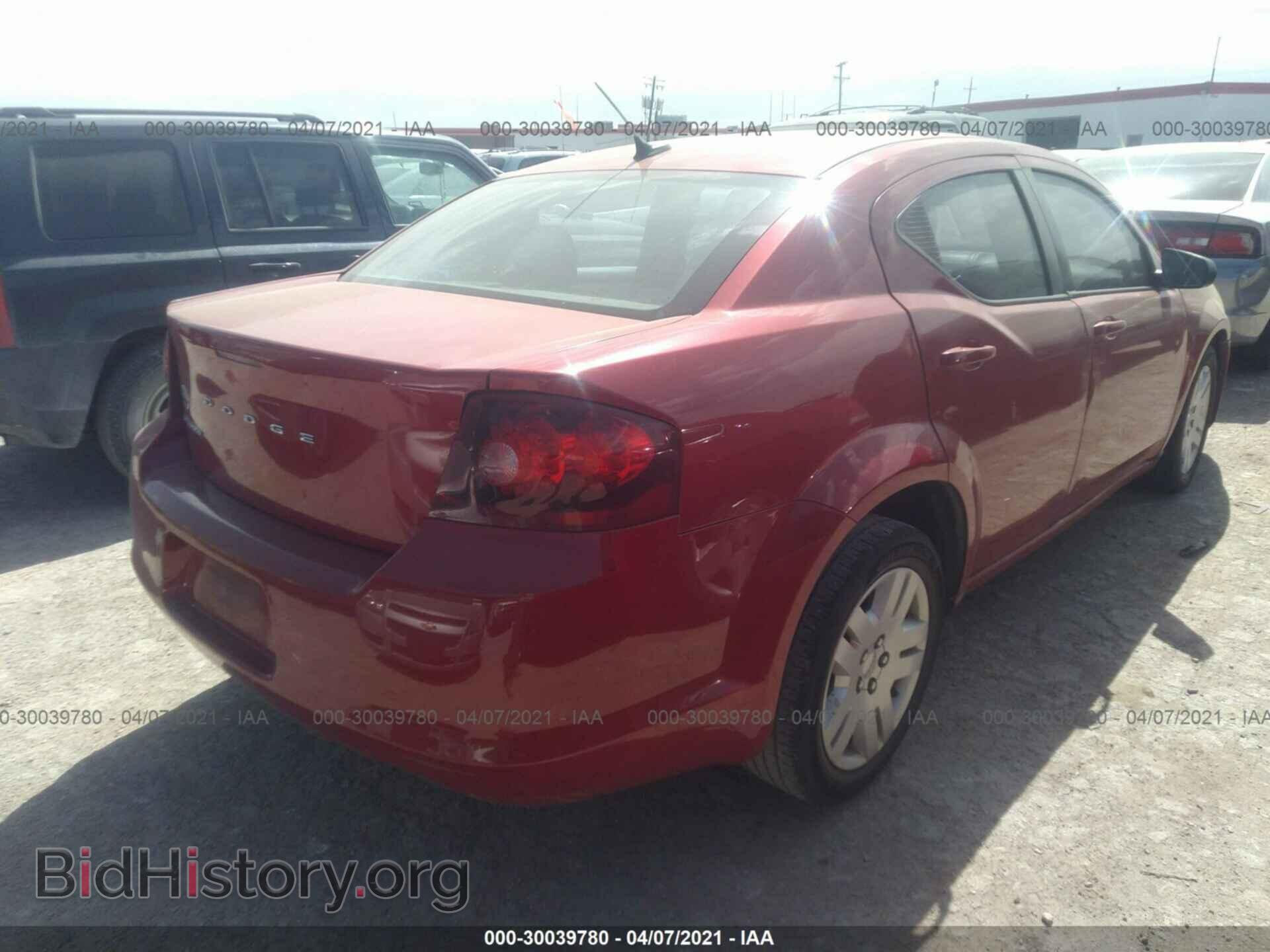2012 DODGE AVENGER - VIN: 1C3CDZAB7CN213917 - Фото 4