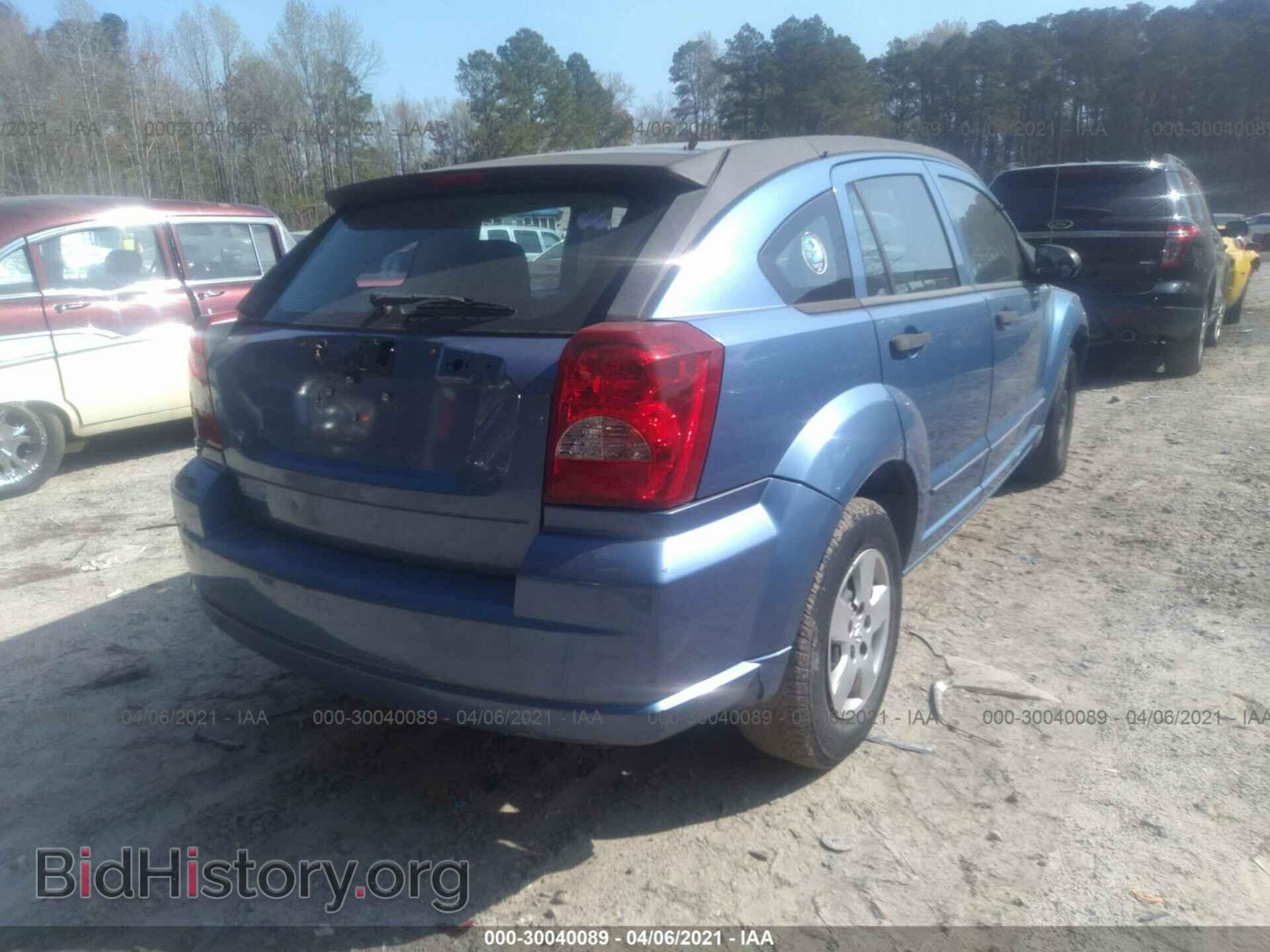 2007 DODGE CALIBER - VIN: 1B3HB28B67D201744 - Фото 4