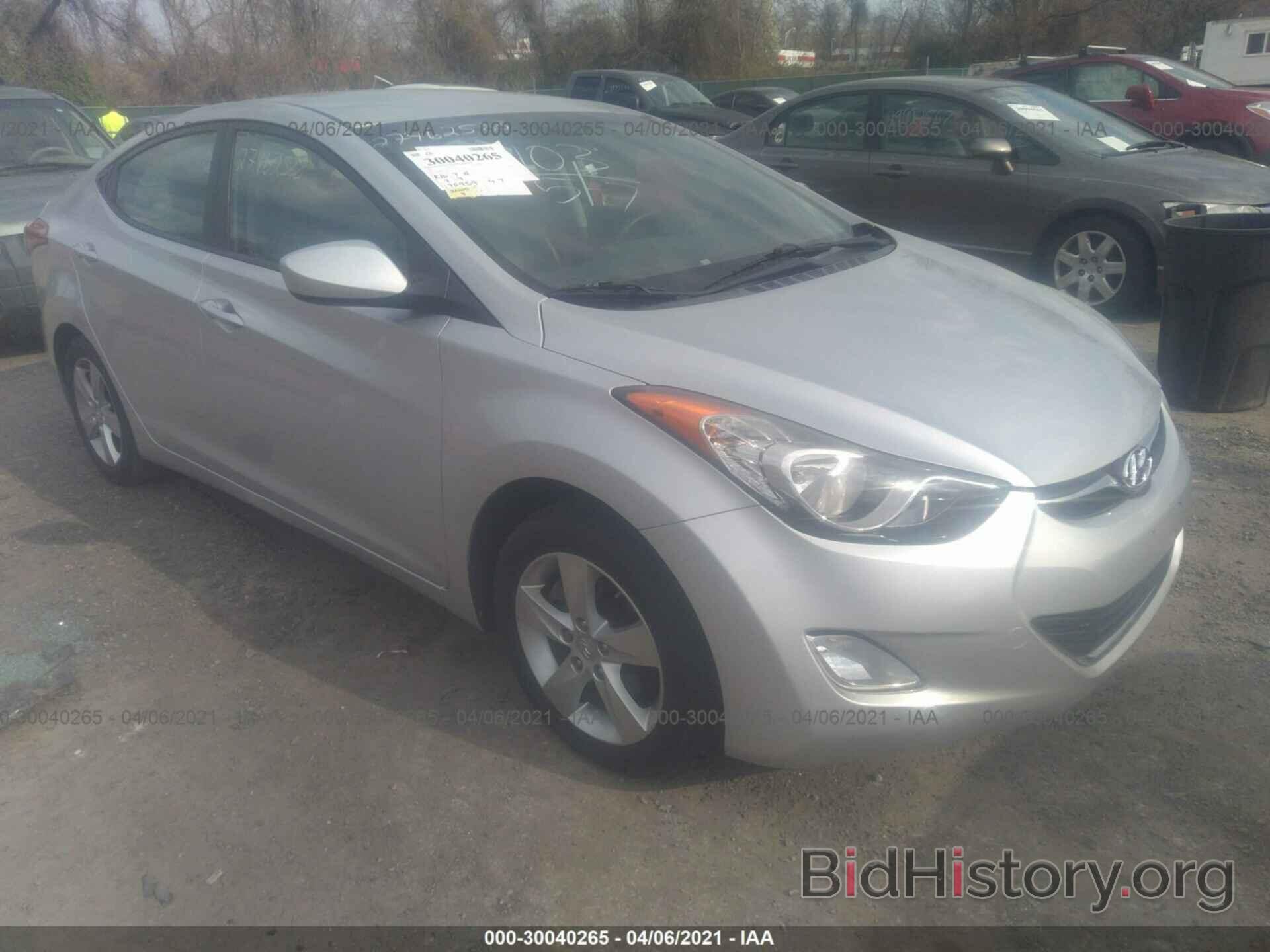 Photo KMHDH4AE0CU452471 - HYUNDAI ELANTRA 2012