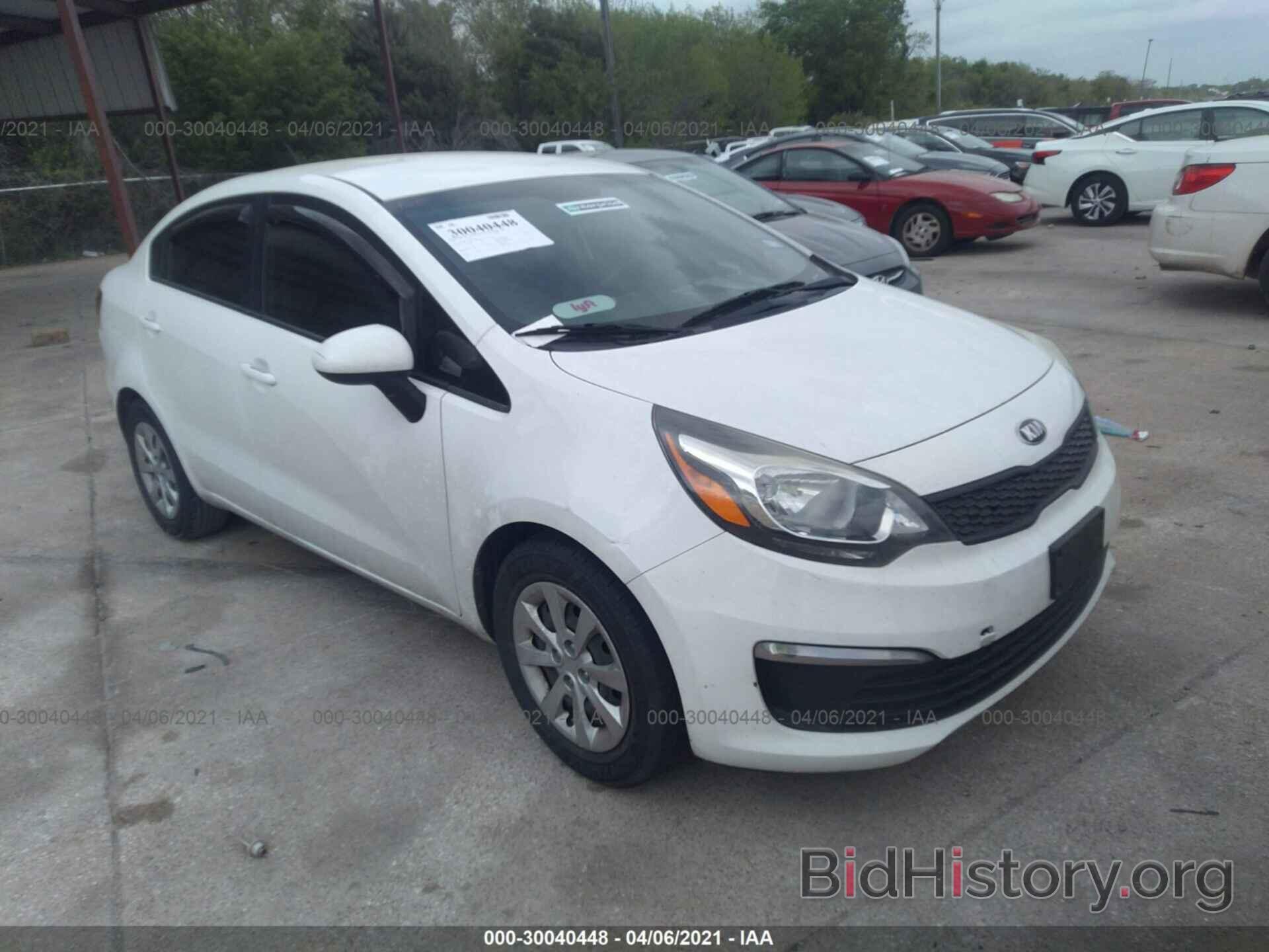 Photo KNADM4A35G6562339 - KIA RIO 2016