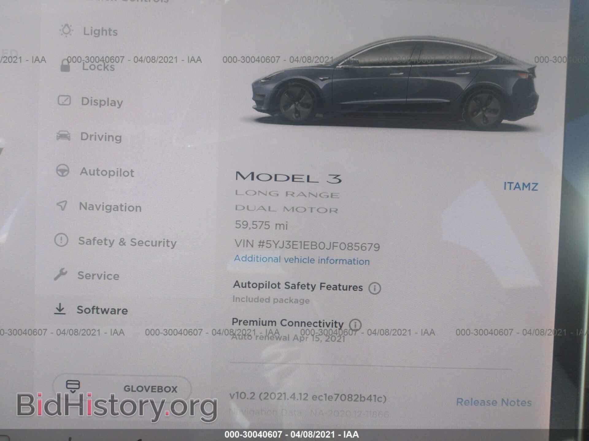 2018 TESLA MODEL 3 - VIN: 5YJ3E1EB0JF085679 - Фото 7