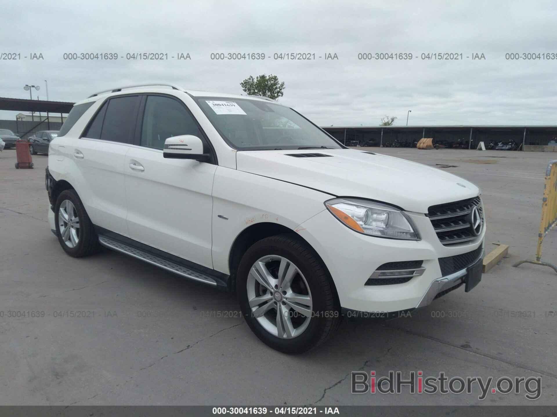 Photo 4JGDA5HB1CA068433 - MERCEDES-BENZ M-CLASS 2012