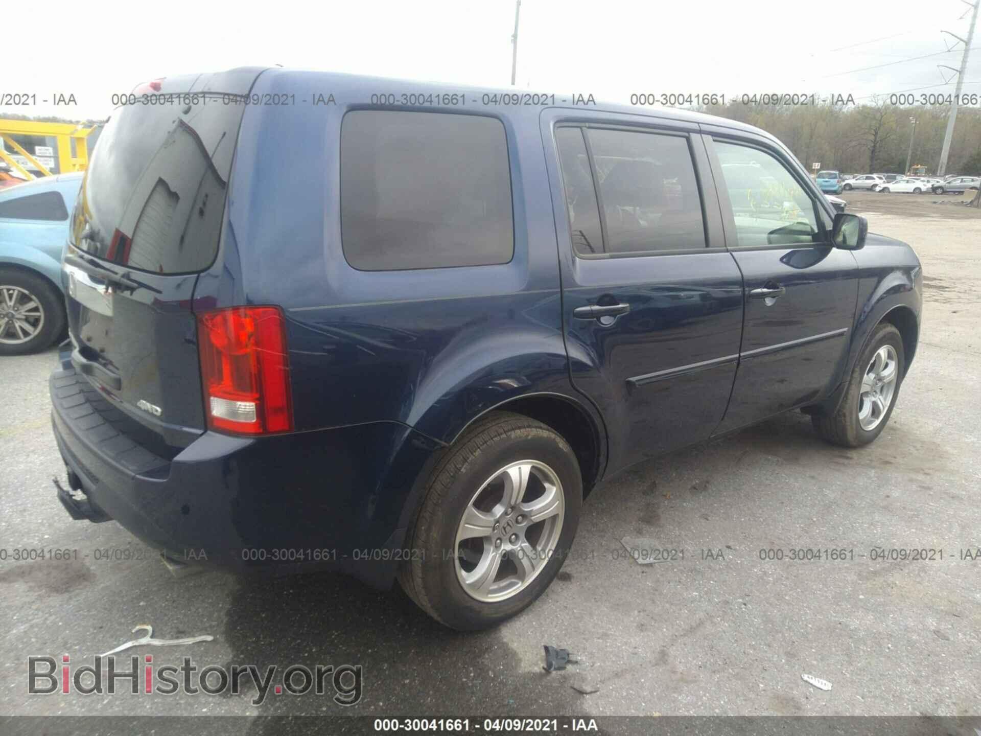 2013 HONDA PILOT - VIN: 5FNYF4H52DB065075 - Фото 4