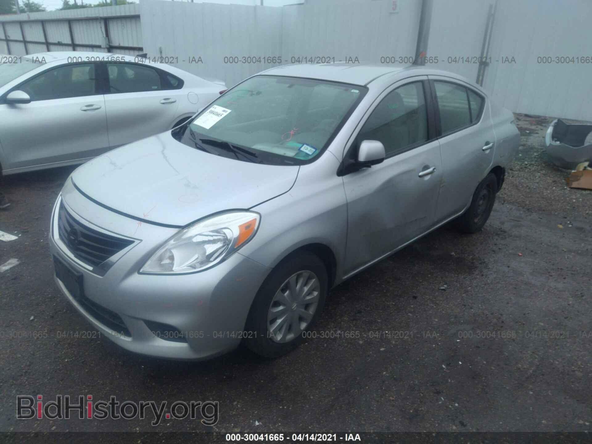 2012 NISSAN VERSA - VIN: 3N1CN7AP2CL819931 - Фото 2