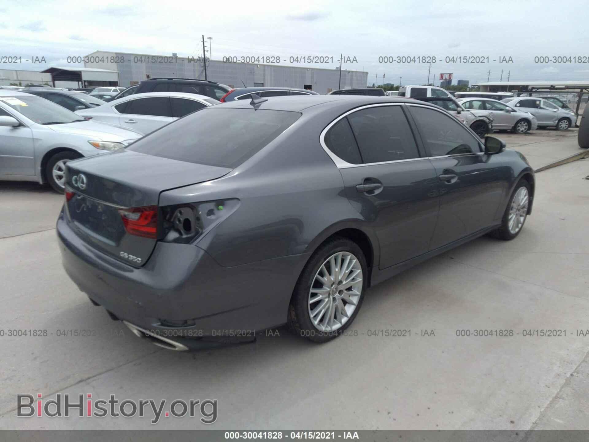 2013 LEXUS GS 350 - VIN: JTHBE1BL3D5012898 - Фото 4