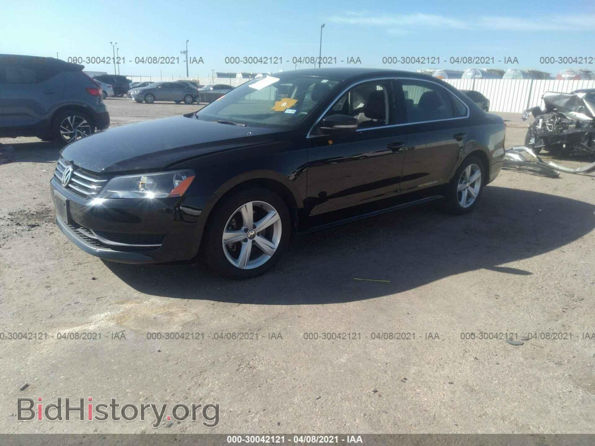 2014 VOLKSWAGEN PASSAT - VIN: 1VWBT7A34EC112417 - Фото 2