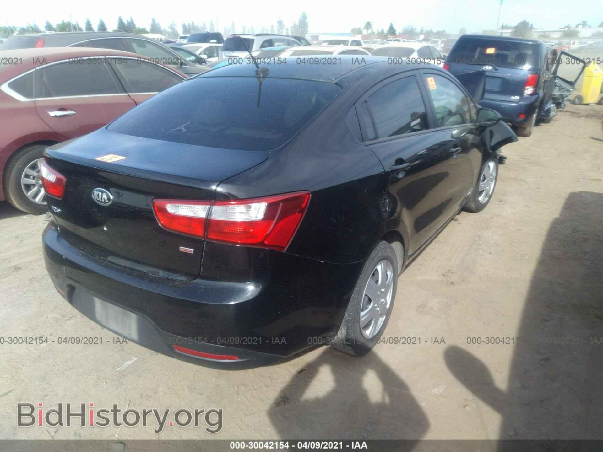 2013 KIA RIO - VIN: KNADM4A33D6272080 - Фото 4