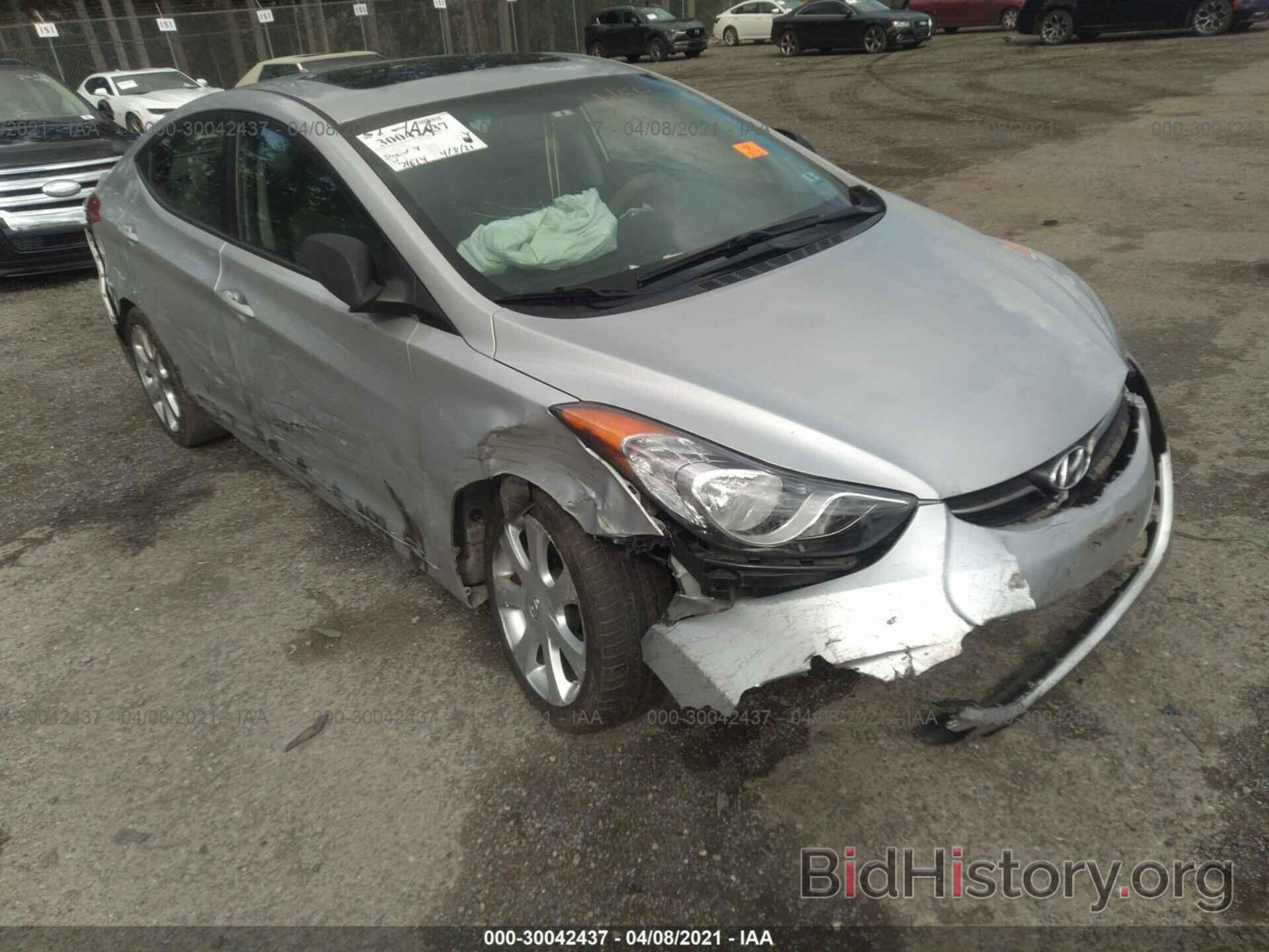 Photo KMHDH4AE5CU243629 - HYUNDAI ELANTRA 2012