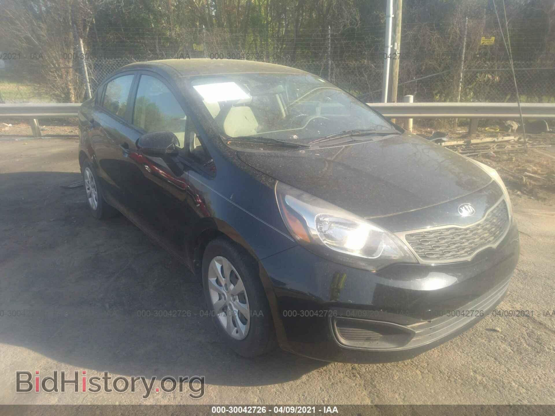 Photo KNADM4A39D6312422 - KIA RIO 2013