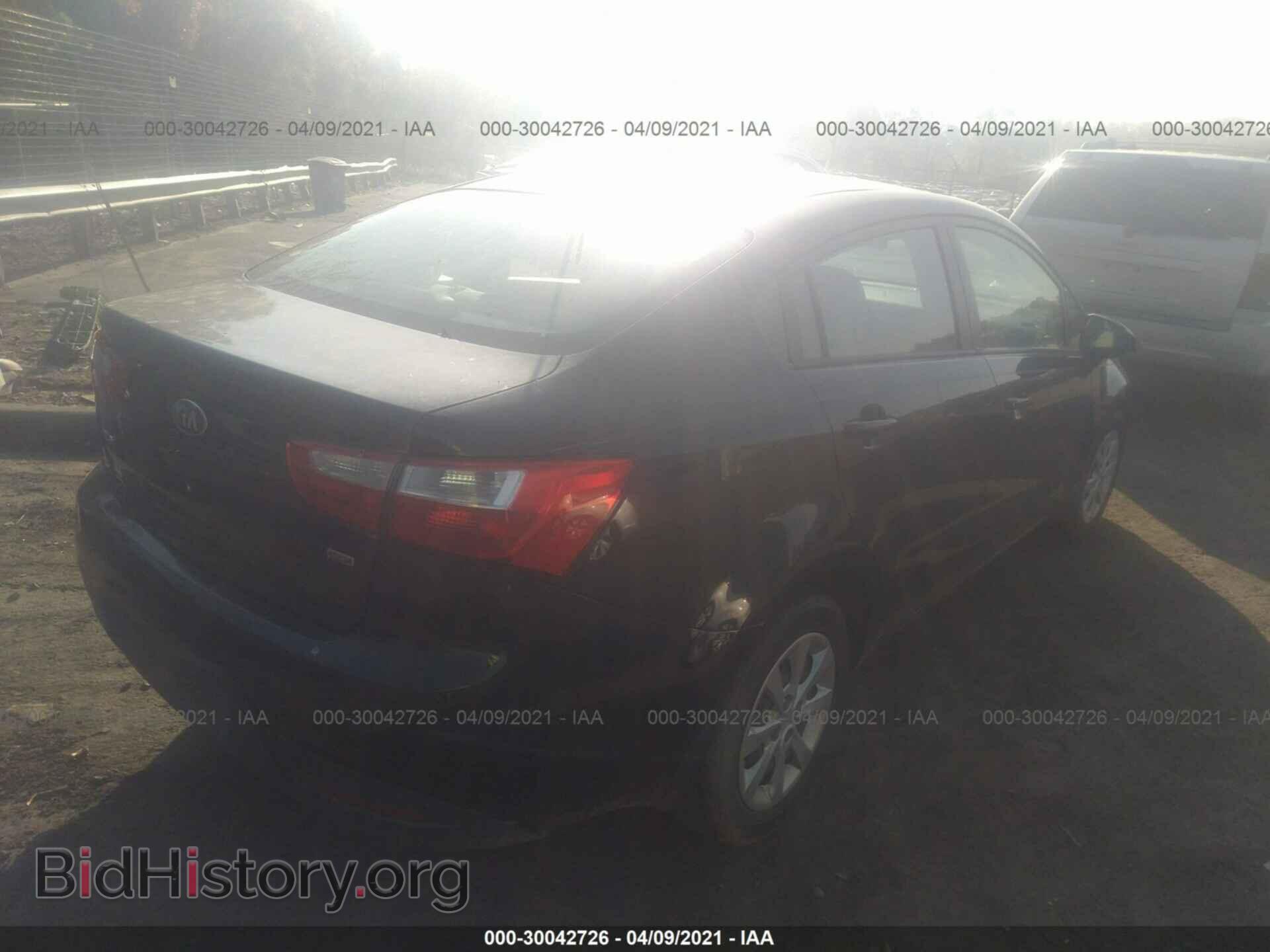 2013 KIA RIO - VIN: KNADM4A39D6312422 - Фото 4