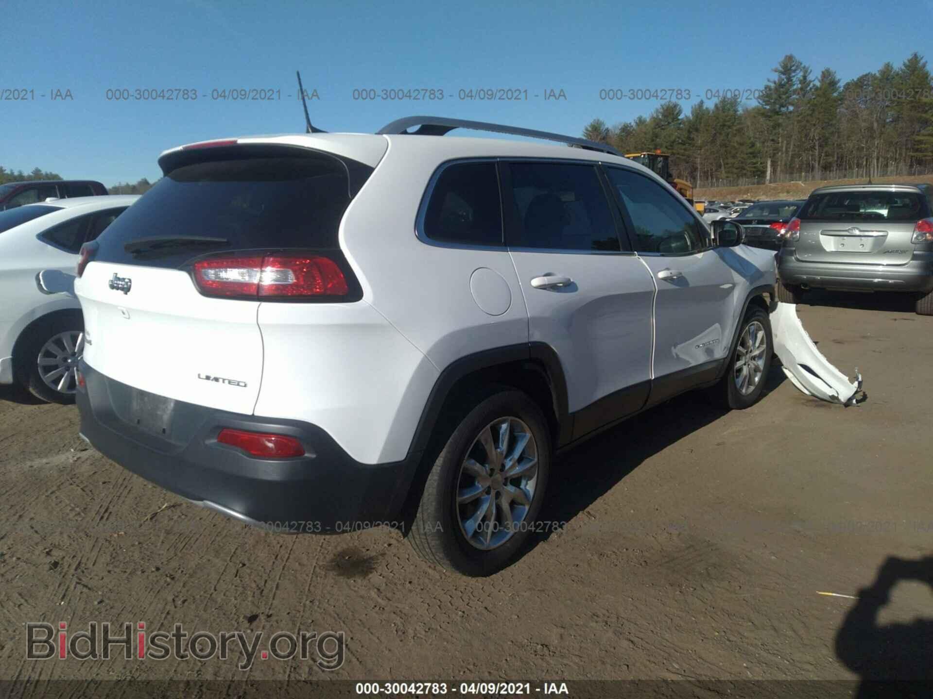 2016 JEEP CHEROKEE - VIN: 1C4PJMDB8GW360588 - Фото 4