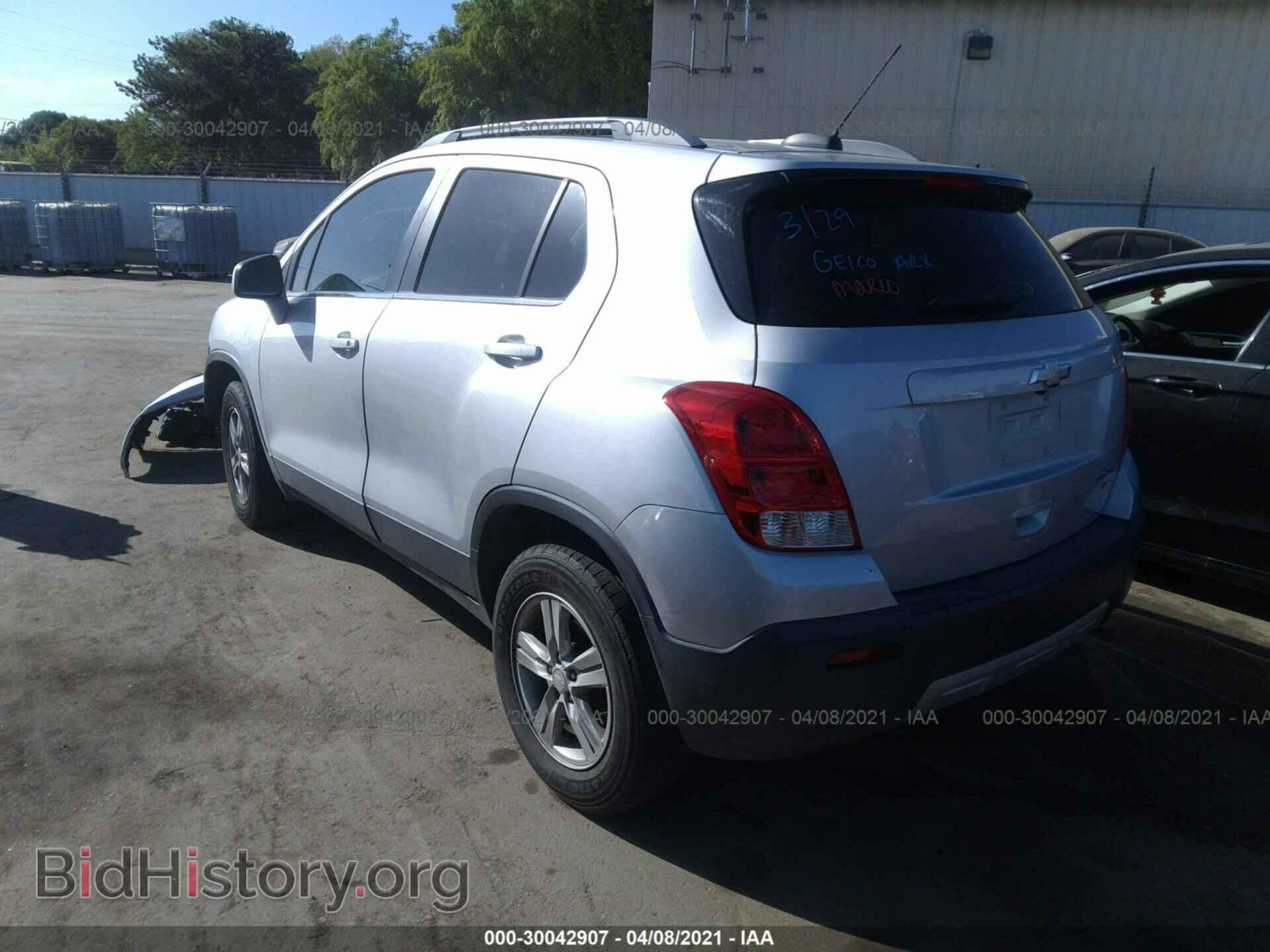 2016 CHEVROLET TRAX - VIN: 3GNCJPSB1GL196343 - Фото 3