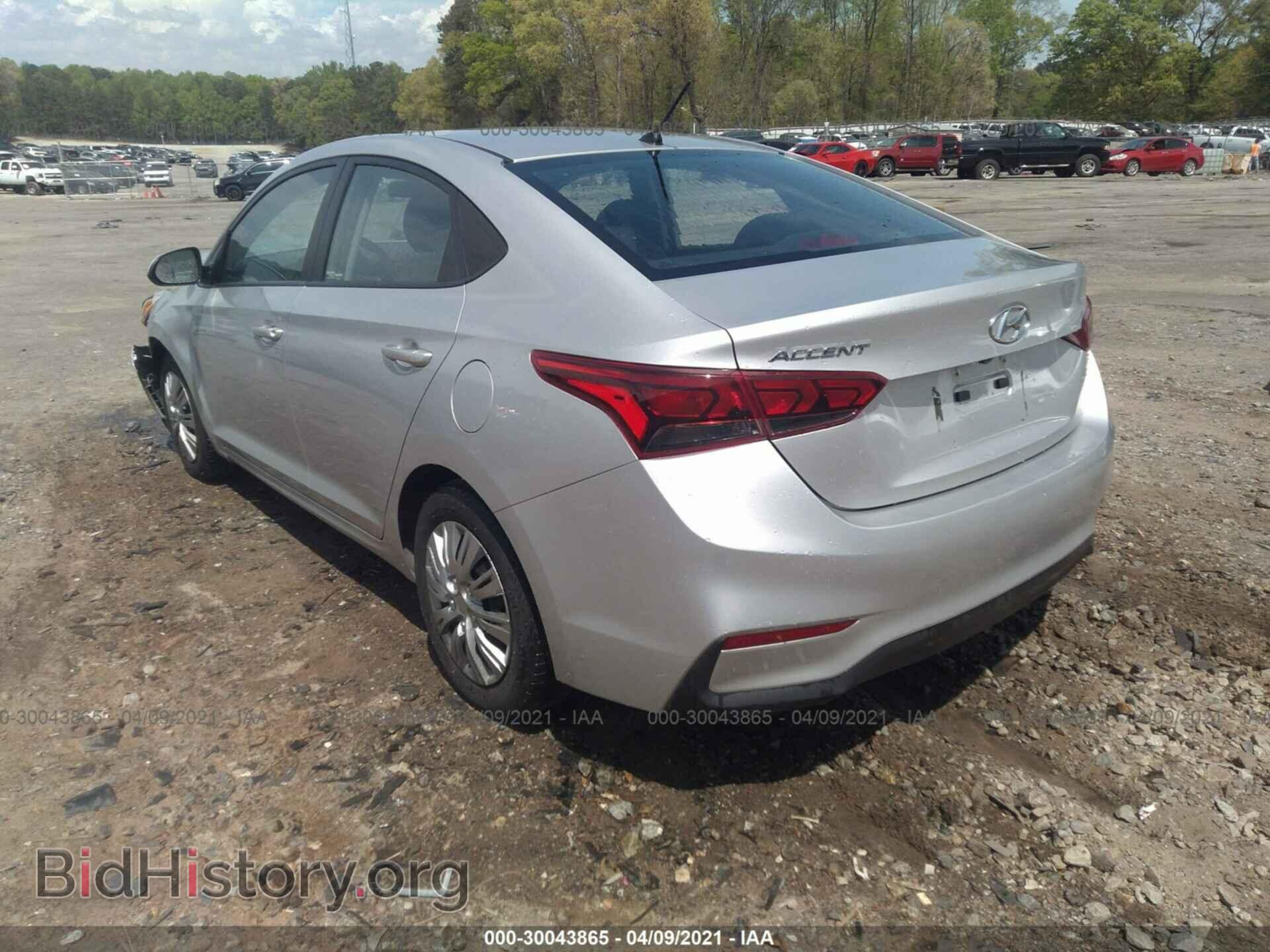 2018 HYUNDAI ACCENT - VIN: 3KPC24A38JE013014 - Фото 3