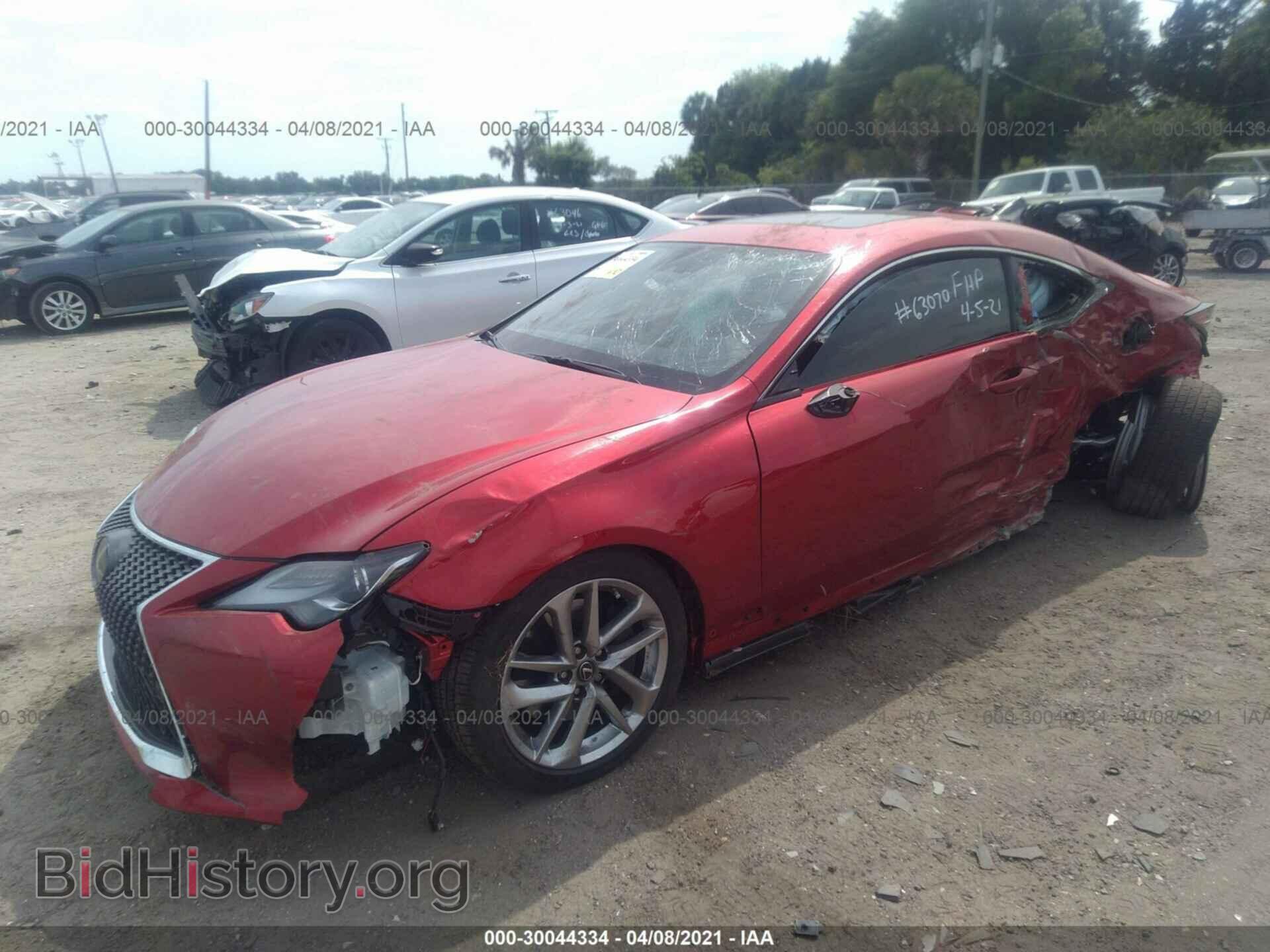2020 LEXUS RC - VIN: JTHAA5BC8L5010643 - Фото 2
