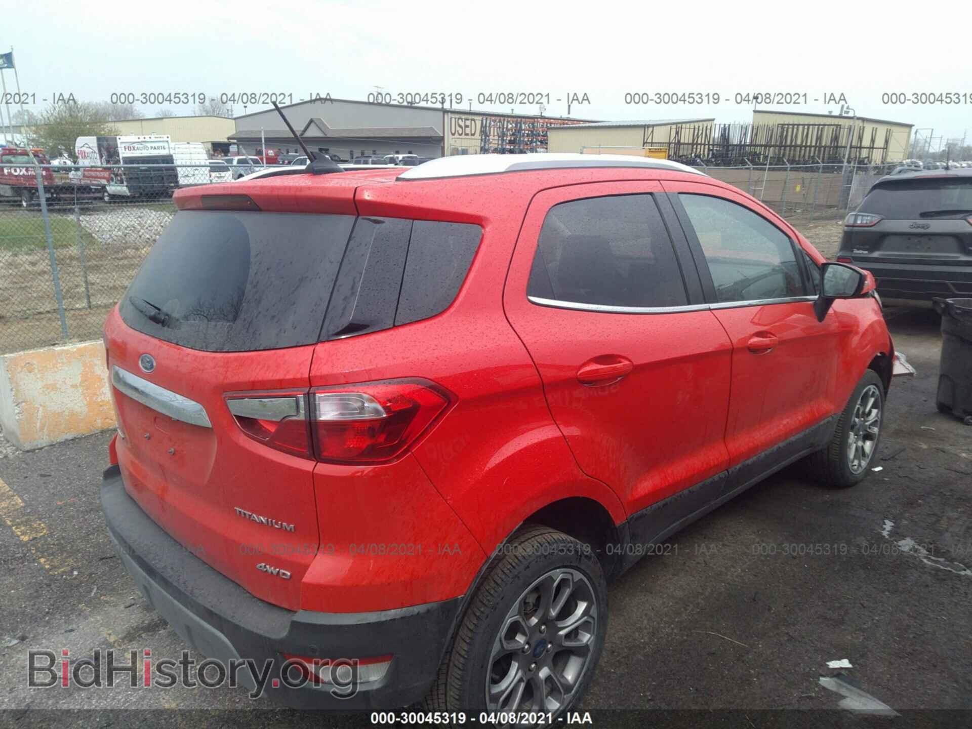2019 FORD ECOSPORT - VIN: MAJ6S3KL6KC296534 - Фото 4
