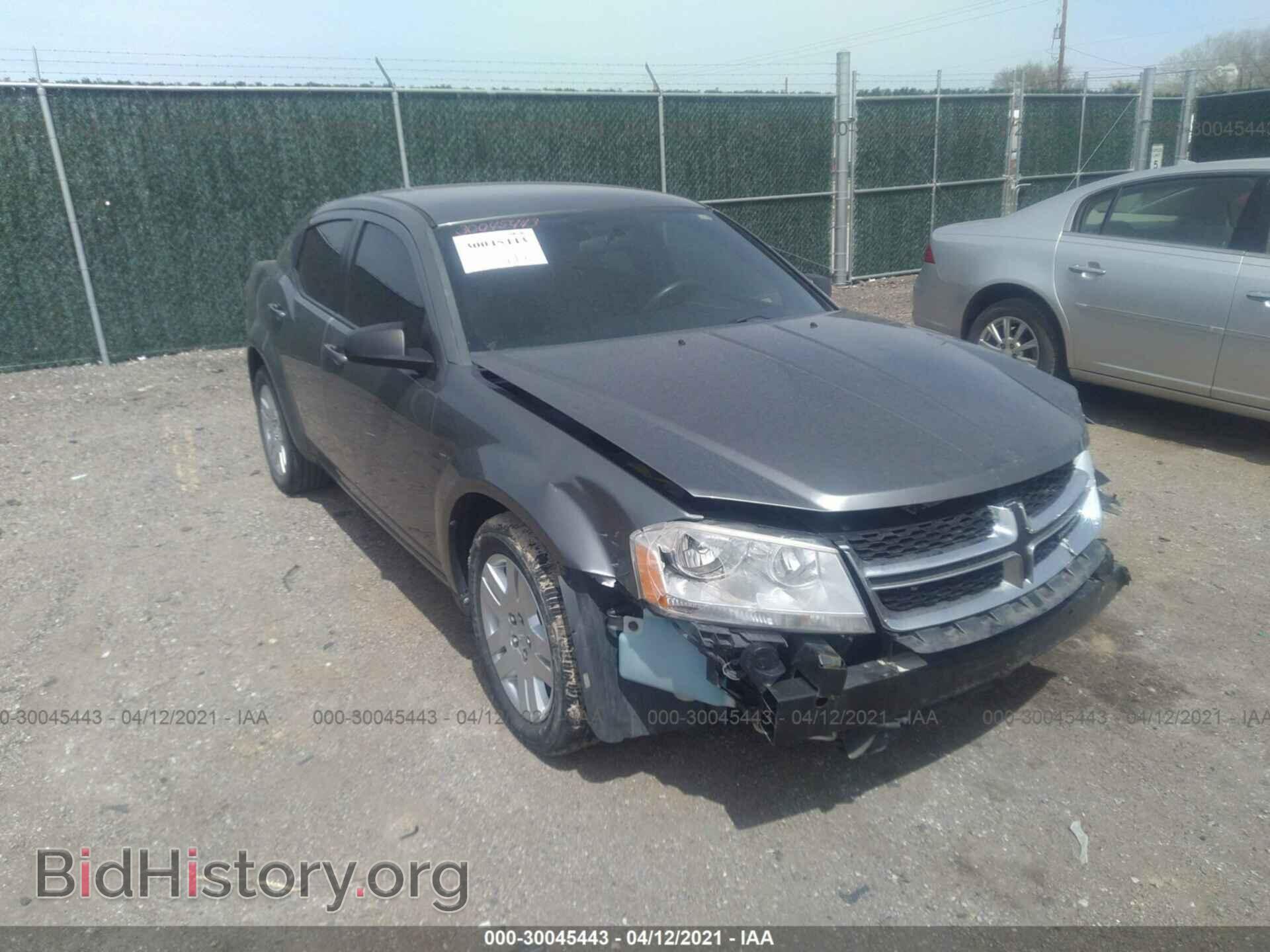 Фотография 1C3CDZAG2DN753141 - DODGE AVENGER 2013