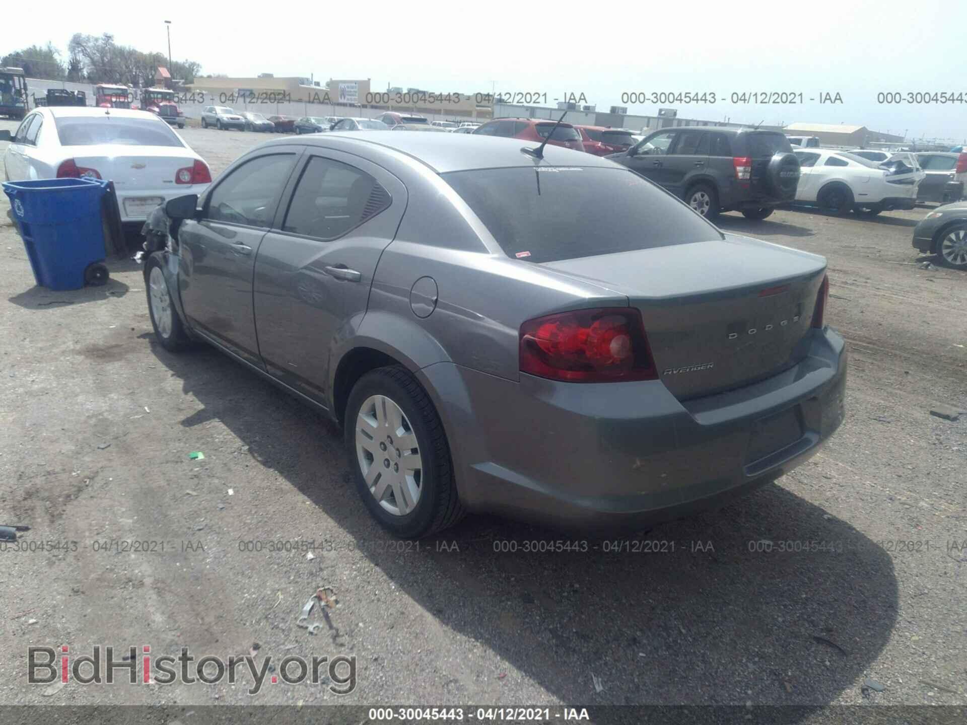2013 DODGE AVENGER - VIN: 1C3CDZAG2DN753141 - Фото 3