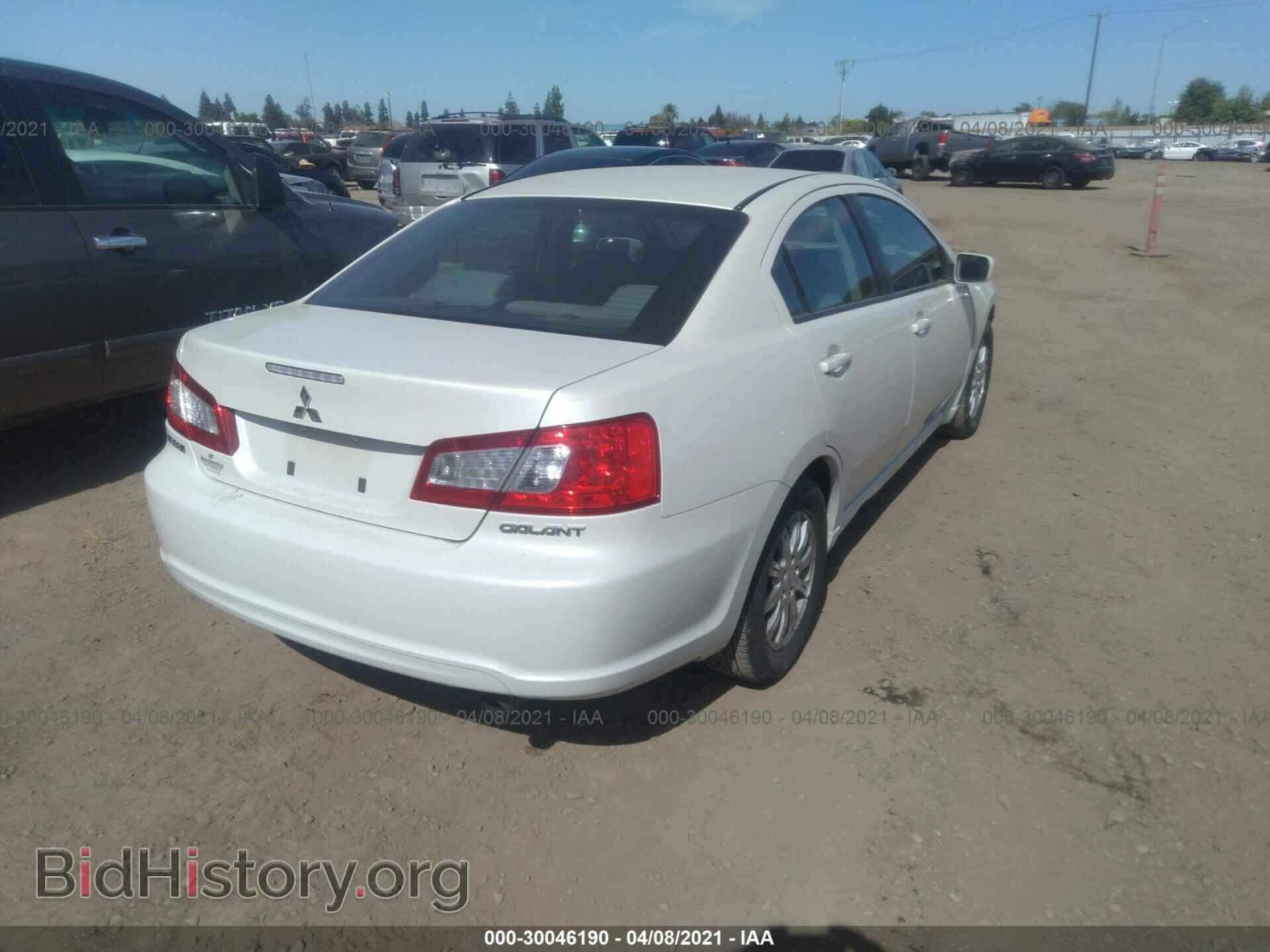 2009 MITSUBISHI GALANT - VIN: 4A3AB36F09E035565 - Фото 4