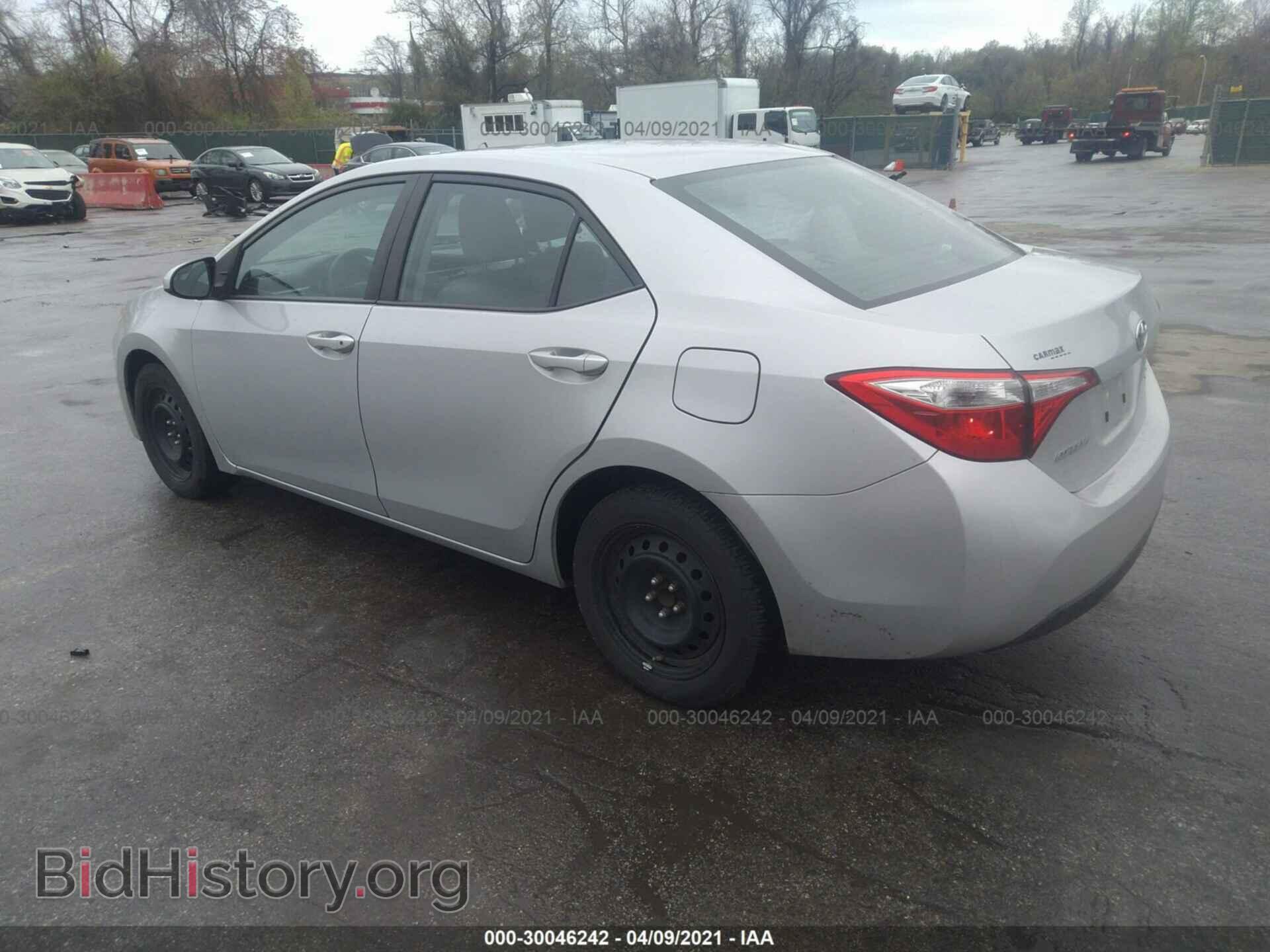 2014 TOYOTA COROLLA - VIN: 2T1BURHE2EC191922 - Фото 3
