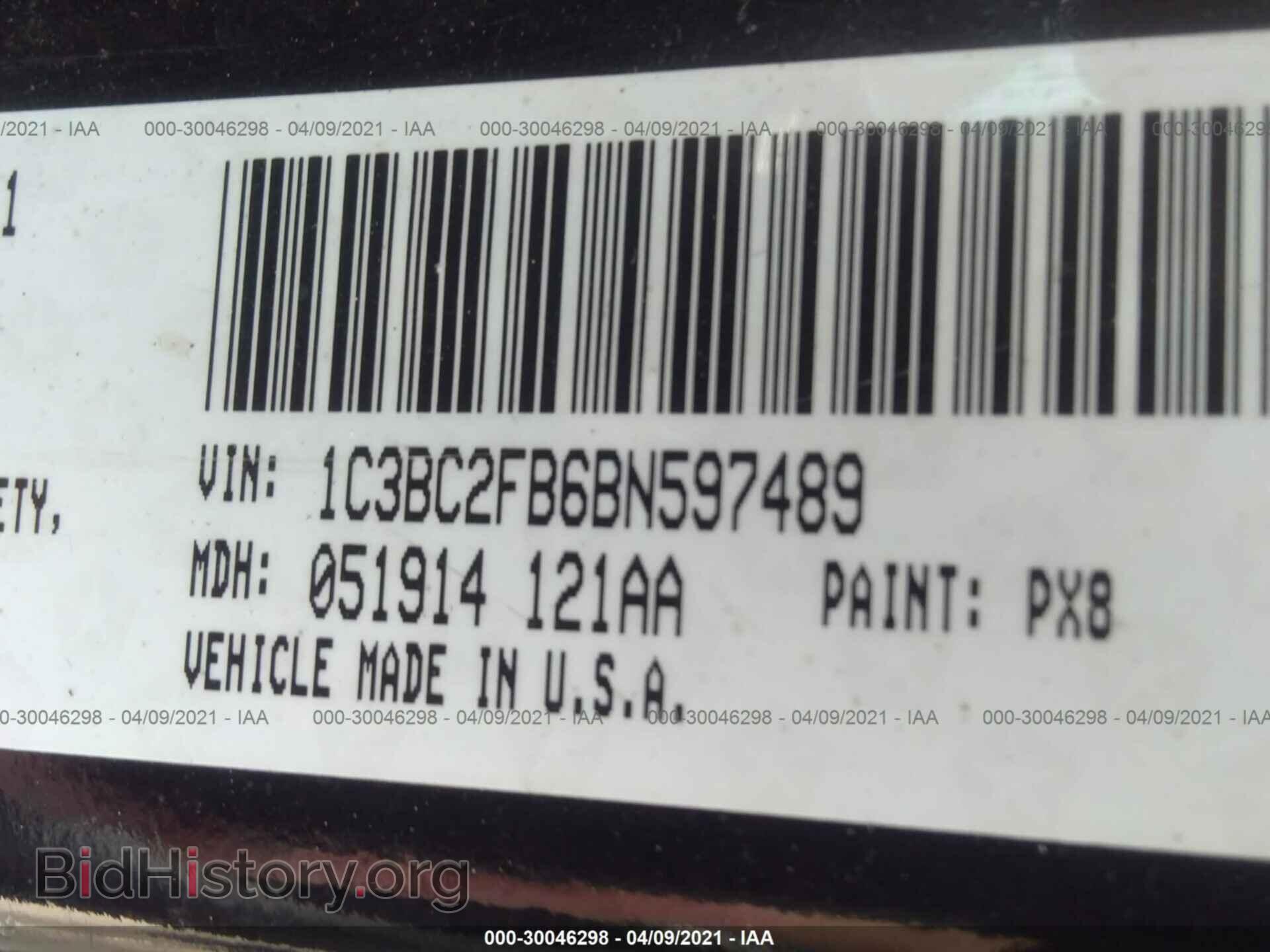 2011 CHRYSLER 200 - VIN: 1C3BC2FB6BN597489 - Photo 9