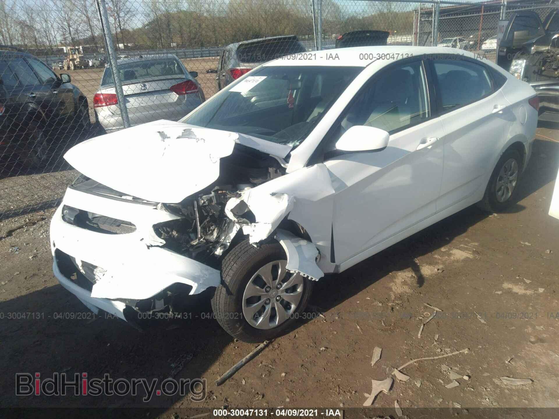 2016 HYUNDAI ACCENT - VIN: KMHCT4AE6GU003070 - Фото 2