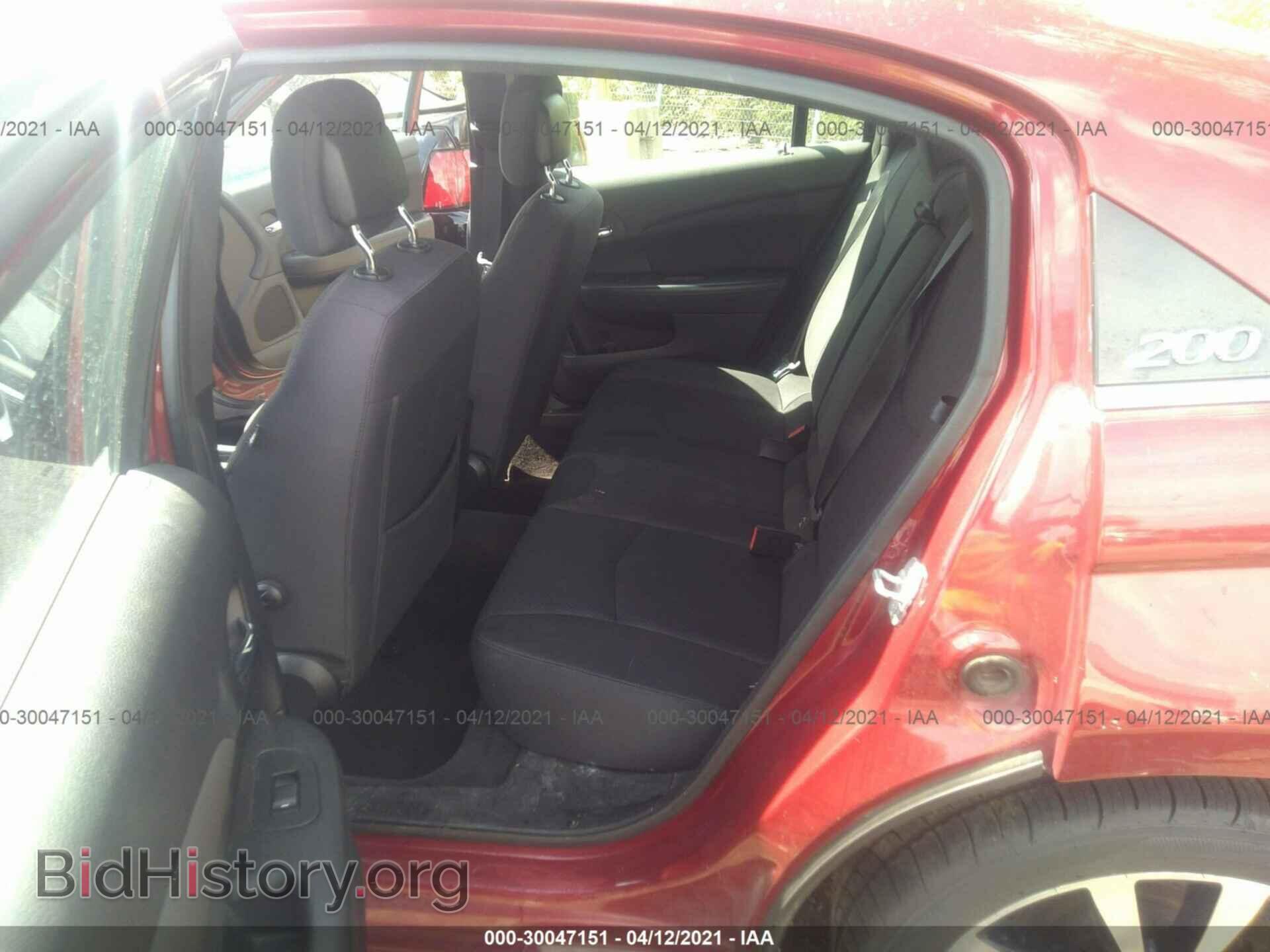 2013 CHRYSLER 200 - VIN: 1C3CCBBG8DN716765 - Фото 8