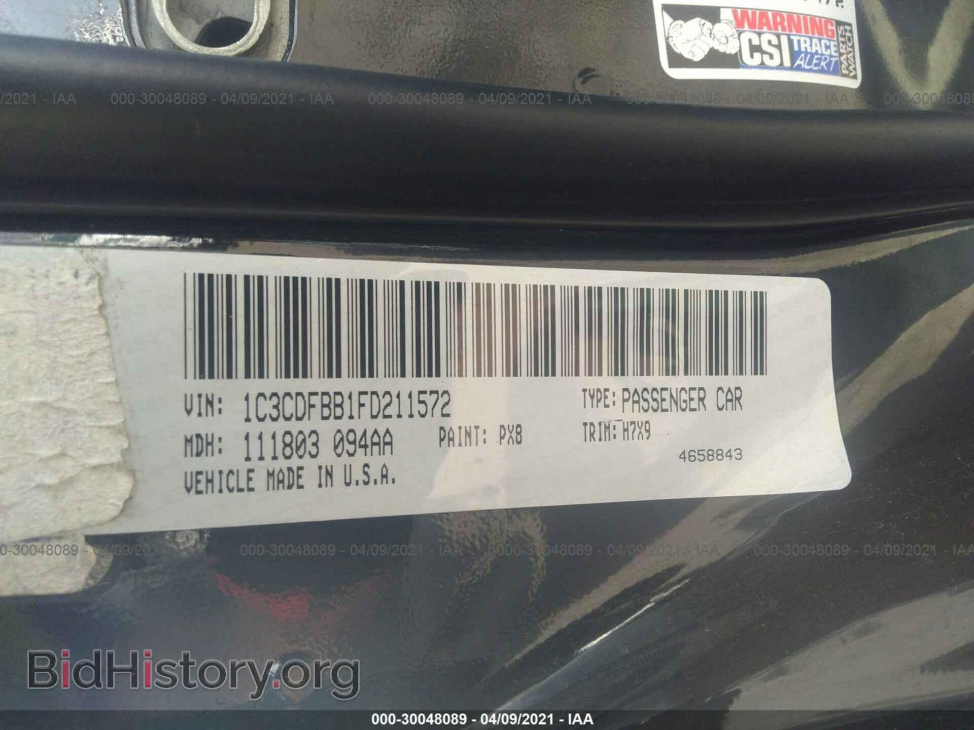 2015 DODGE DART - VIN: 1C3CDFBB1FD211572 - Фото 9