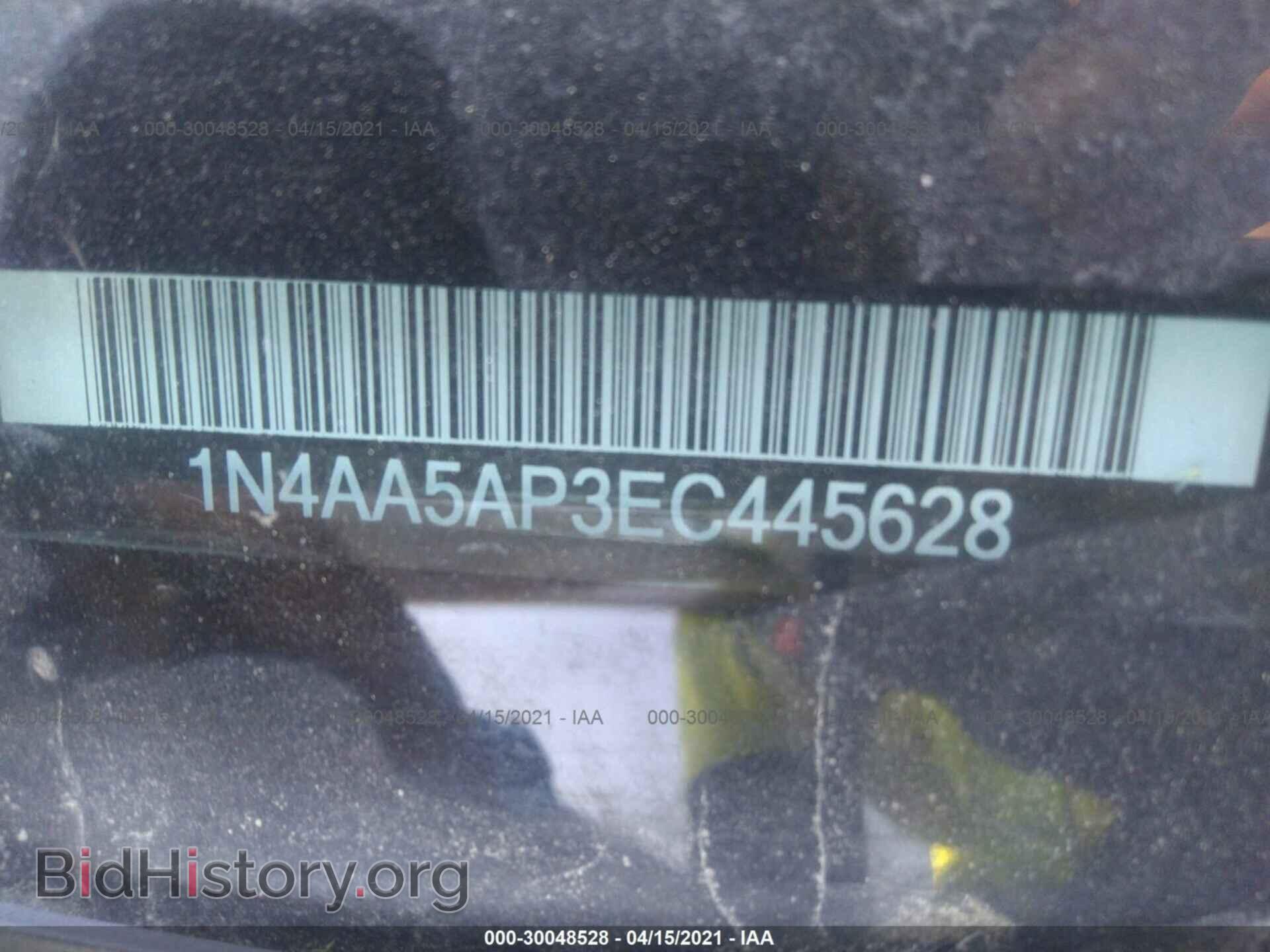2014 NISSAN MAXIMA - VIN: 1N4AA5AP3EC445628 - Фото 9