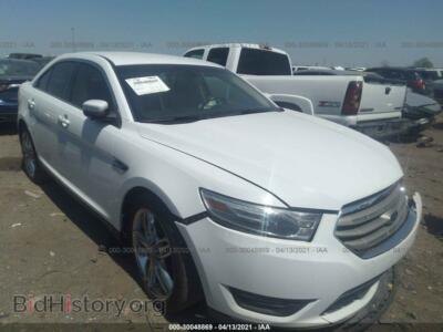 2014 Ford TAURUS SEL, white — VIN 1FAHP2E86EG145122, IAAI