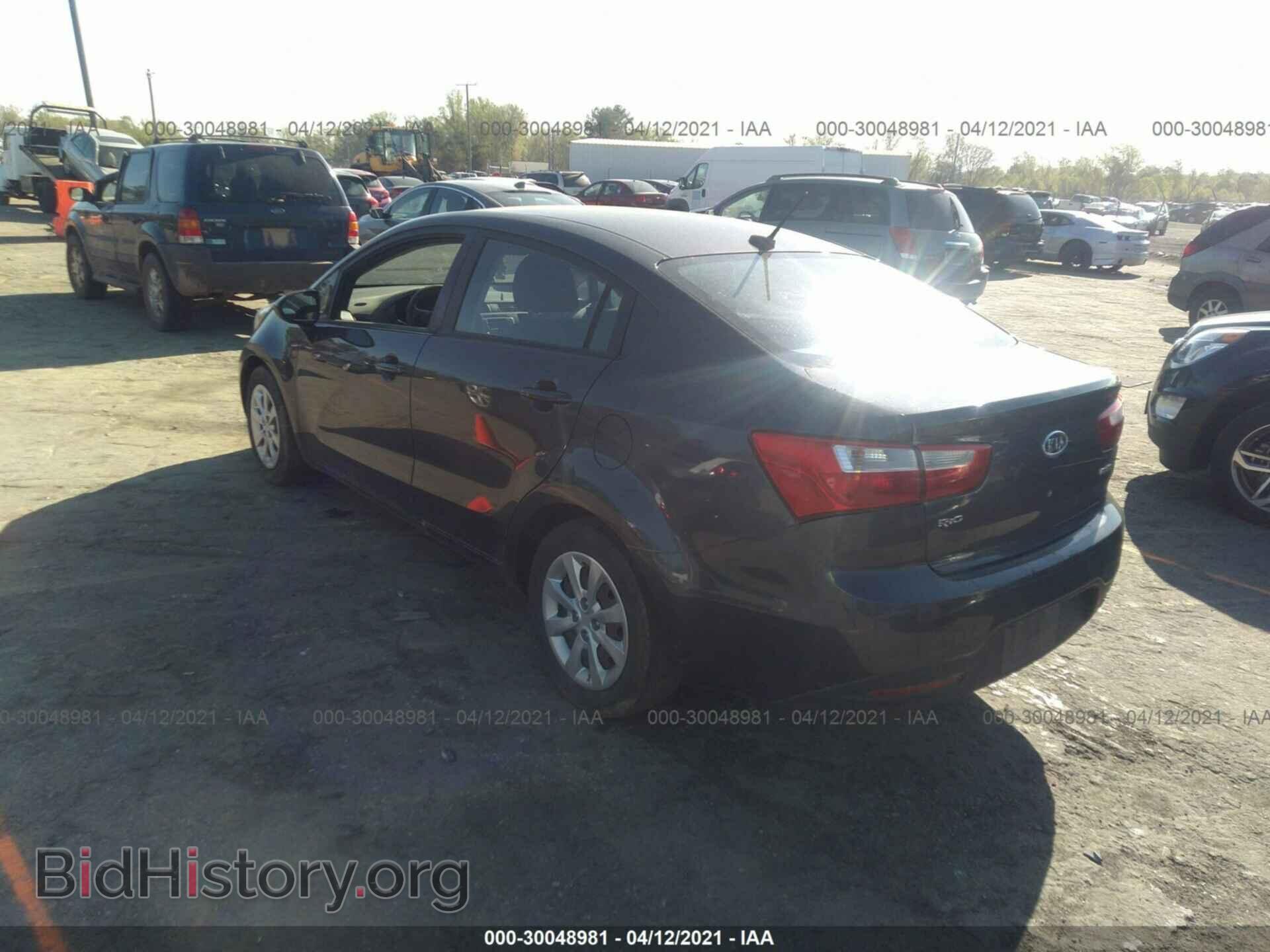 2012 KIA RIO - VIN: KNADN4A37C6095111 - Фото 3