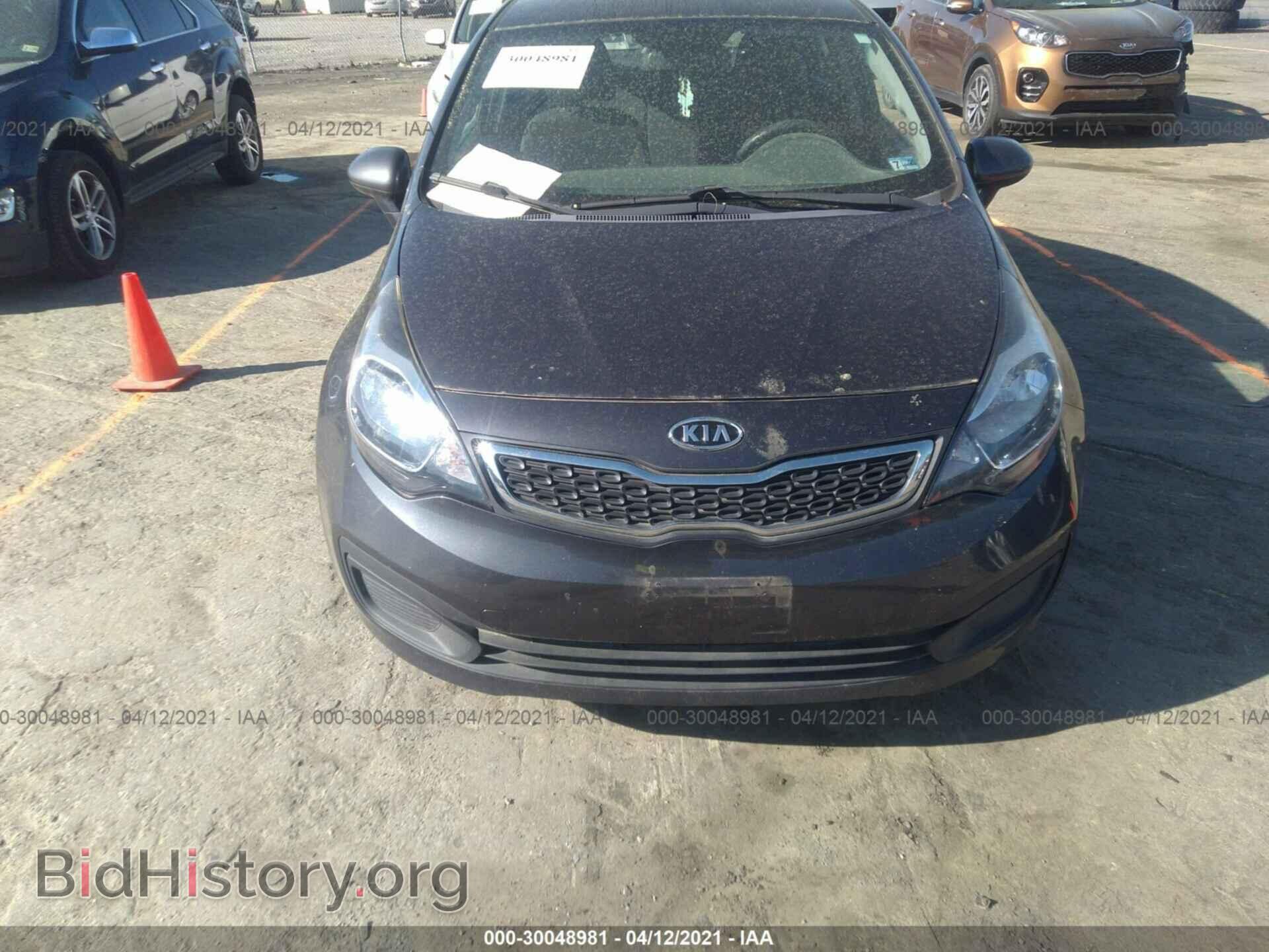 2012 KIA RIO - VIN: KNADN4A37C6095111 - Фото 6
