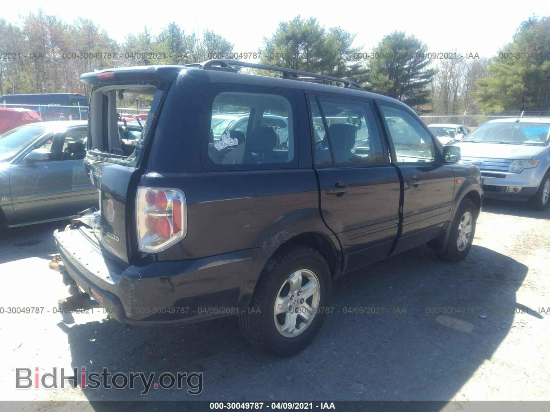 2006 HONDA PILOT - VIN: 2HKYF18166H521451 - Фото 4