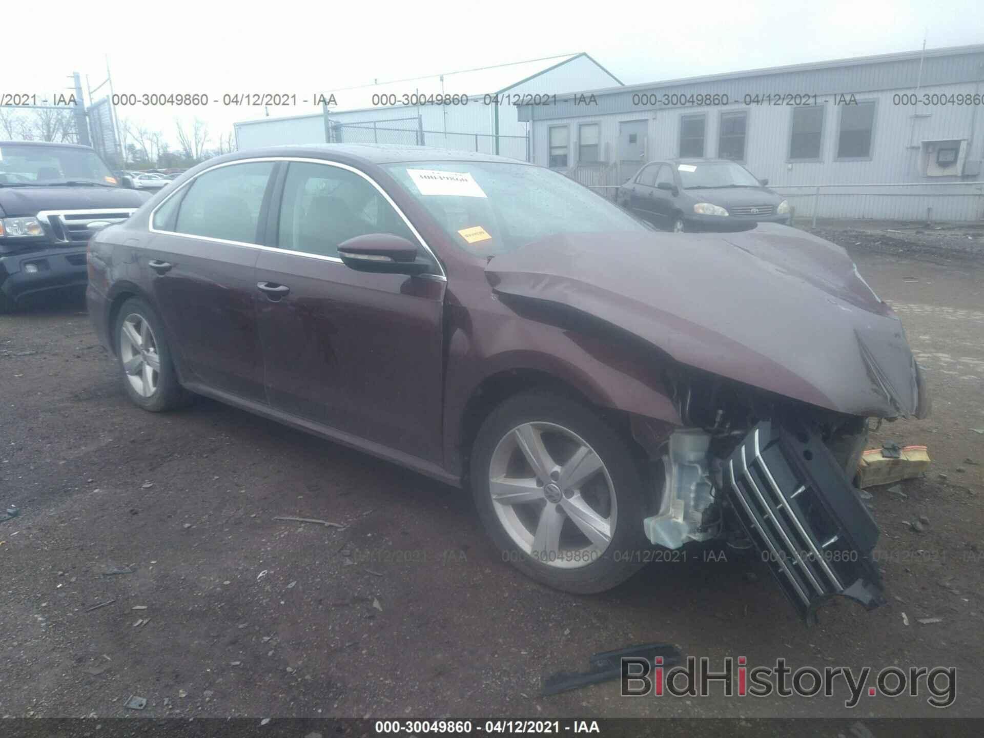 Photo 1VWBN7A38CC050589 - VOLKSWAGEN PASSAT 2012