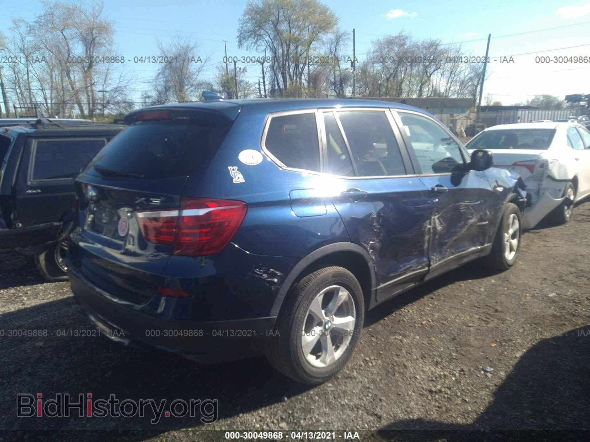 2012 BMW X3 - VIN: 5UXWX5C57CL718334 - Фото 4