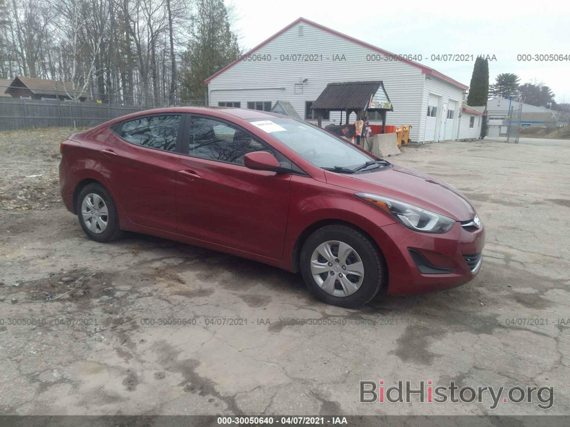 Фотография 5NPDH4AE8GH691271 - HYUNDAI ELANTRA 2016