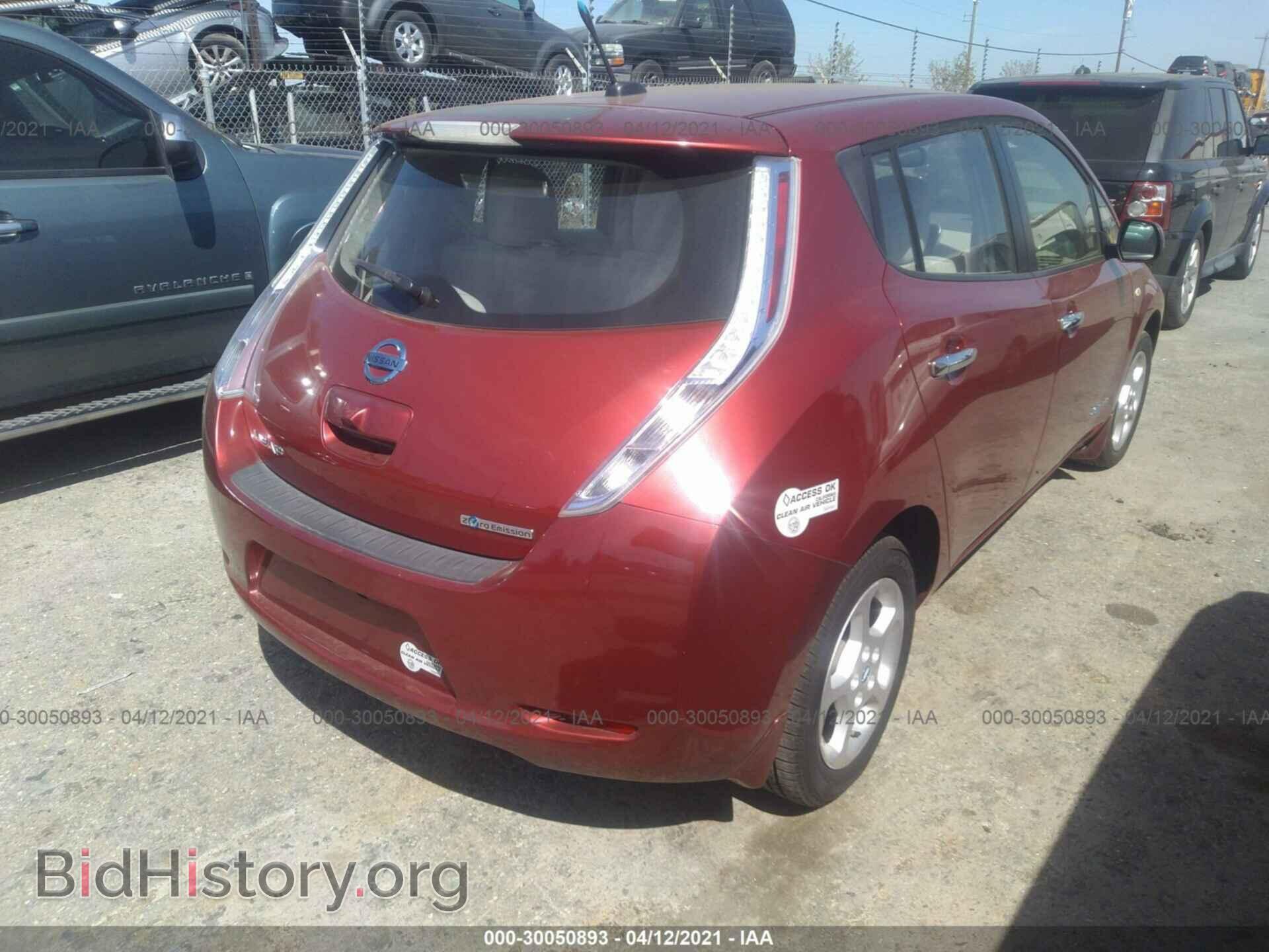 2012 NISSAN LEAF - VIN: JN1AZ0CP9CT026380 - Фото 4