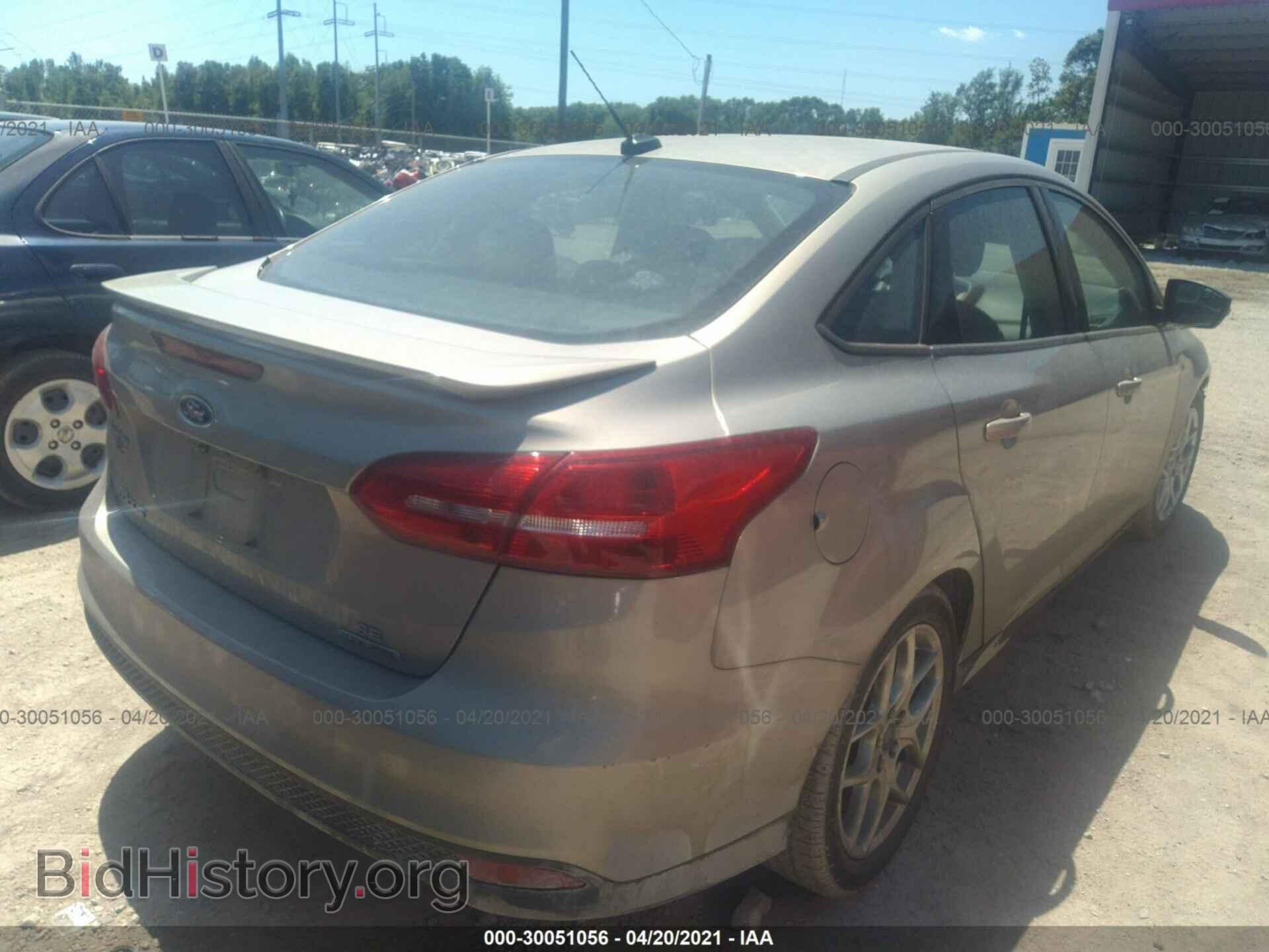 2015 FORD FOCUS - VIN: 1FADP3F2XFL378461 - Фото 4