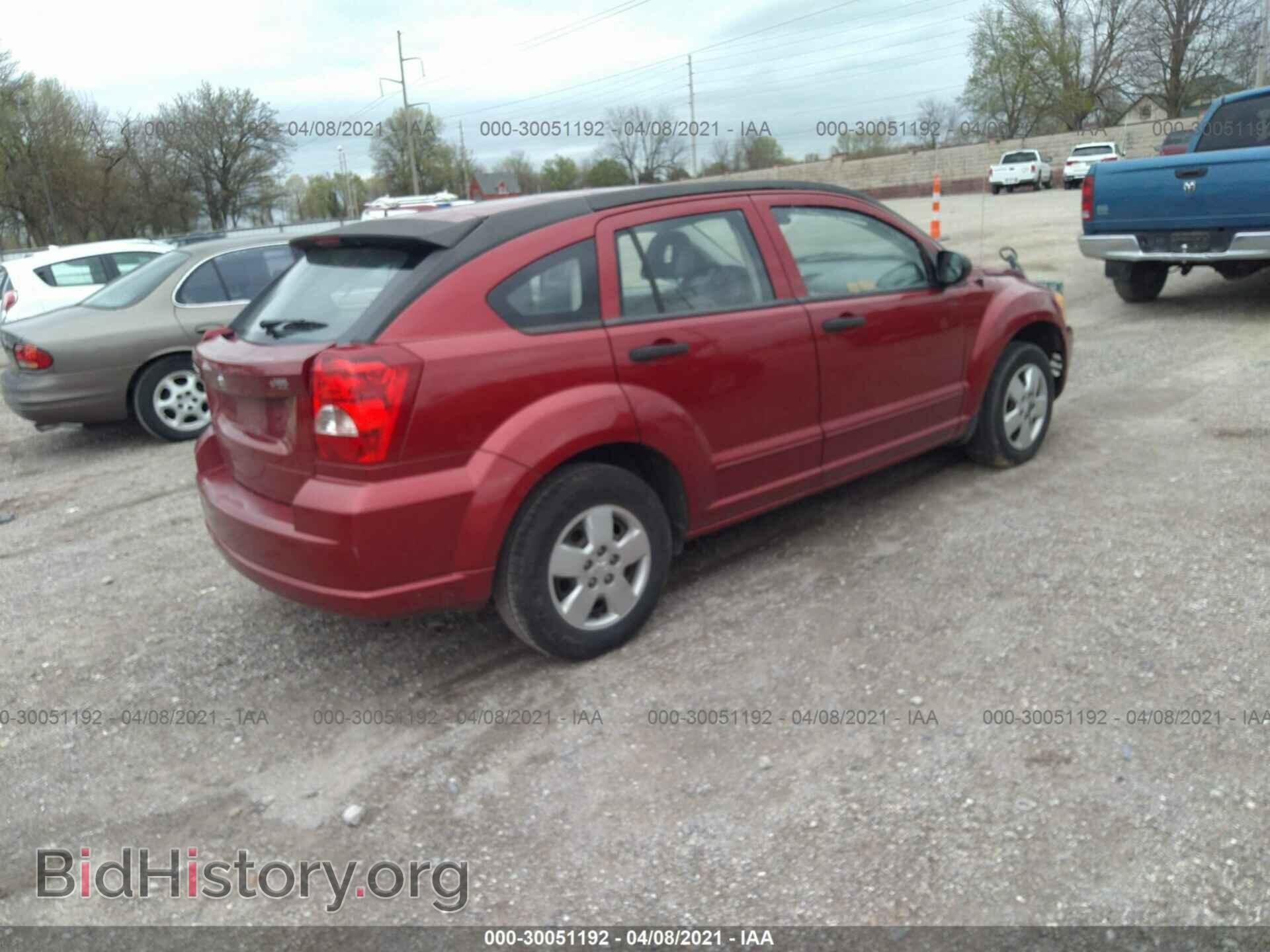 2007 DODGE CALIBER - VIN: 1B3HB28B07D242726 - Фото 4