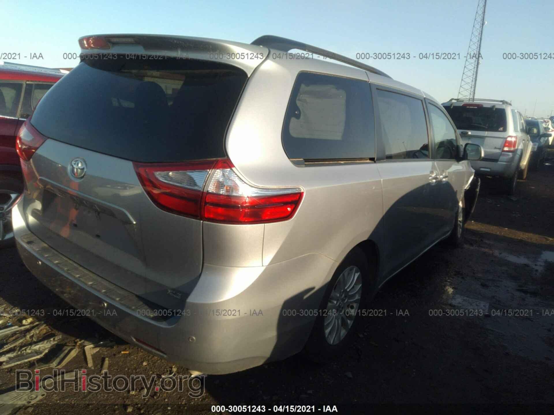 2017 TOYOTA SIENNA - VIN: 5TDYZ3DC1HS897255 - Фото 4