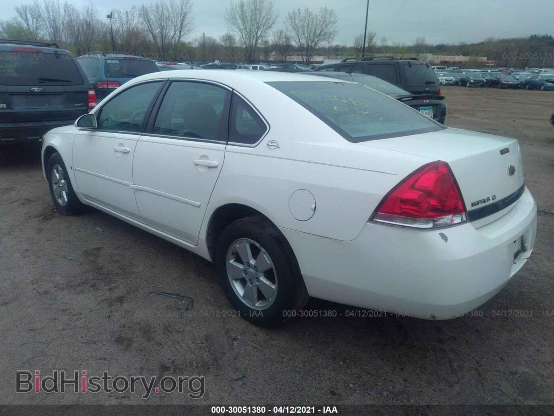 2007 CHEVROLET IMPALA - VIN: 2G1WT58K779107477 - Фото 3