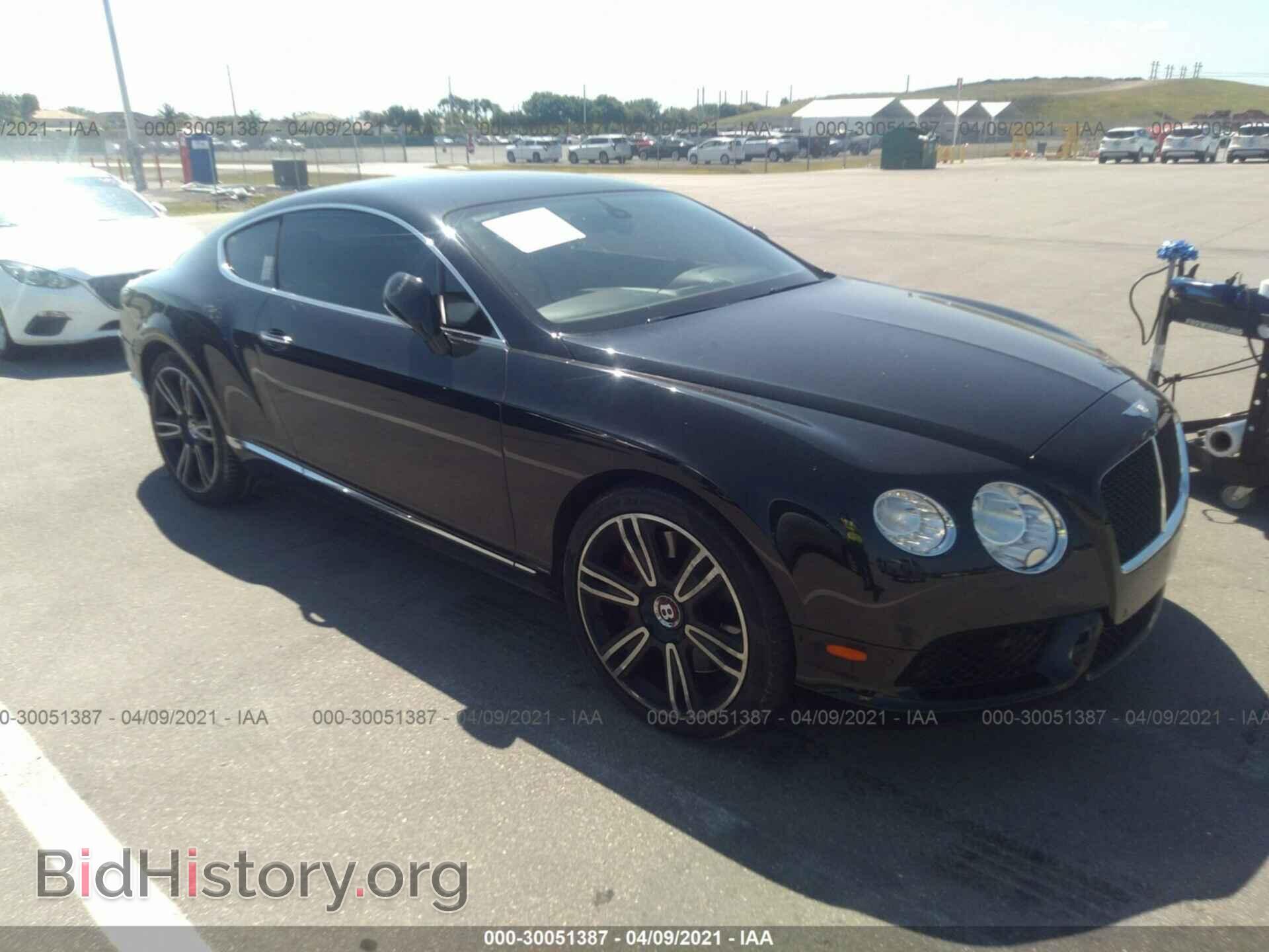 Photo SCBFT7ZA3DC081783 - BENTLEY CONTINENTAL GT V8 2013