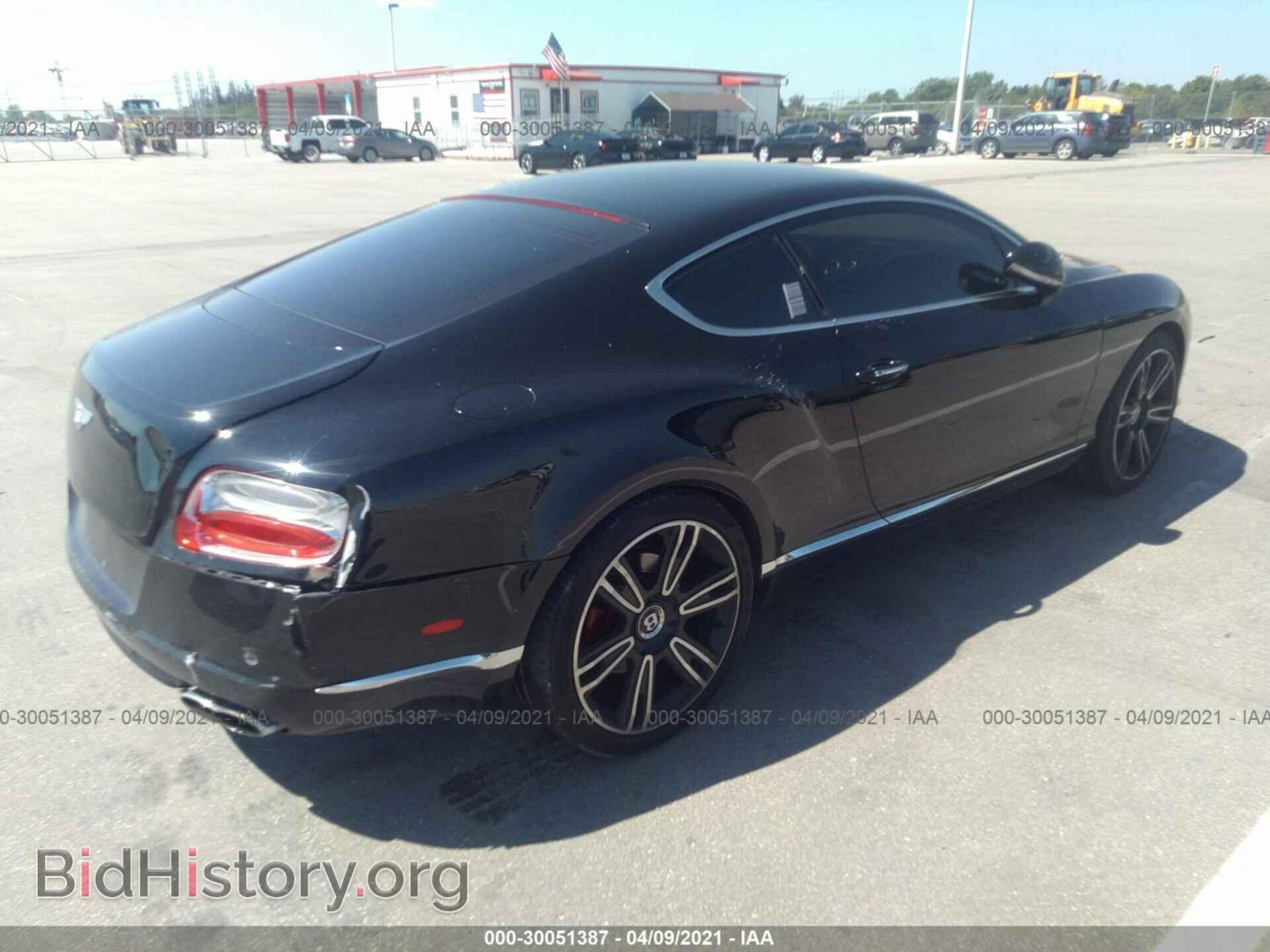 2013 BENTLEY CONTINENTAL GT V8 - VIN: SCBFT7ZA3DC081783 - Фото 4