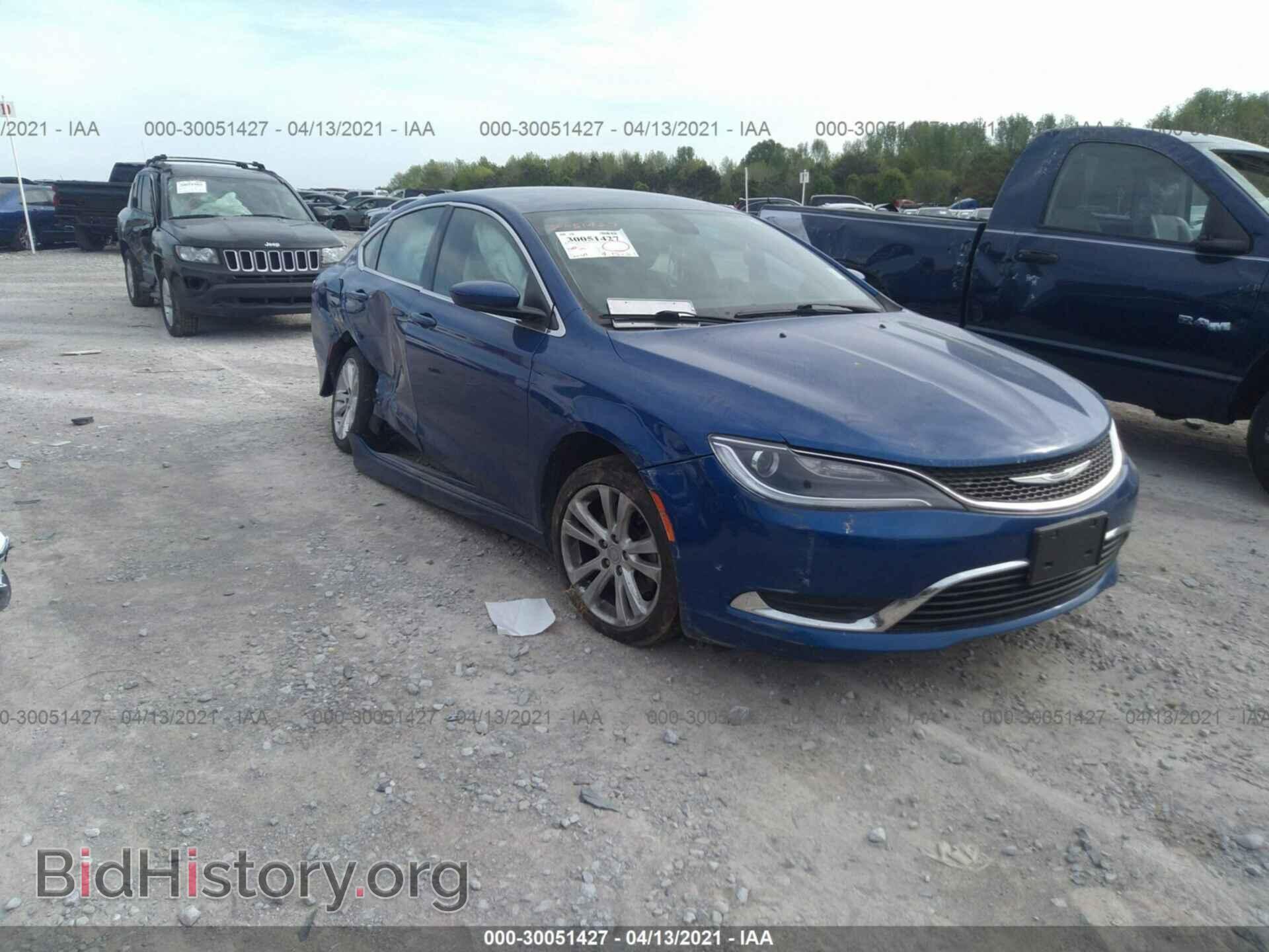 Фотография 1C3CCCAB6FN657102 - CHRYSLER 200 2015