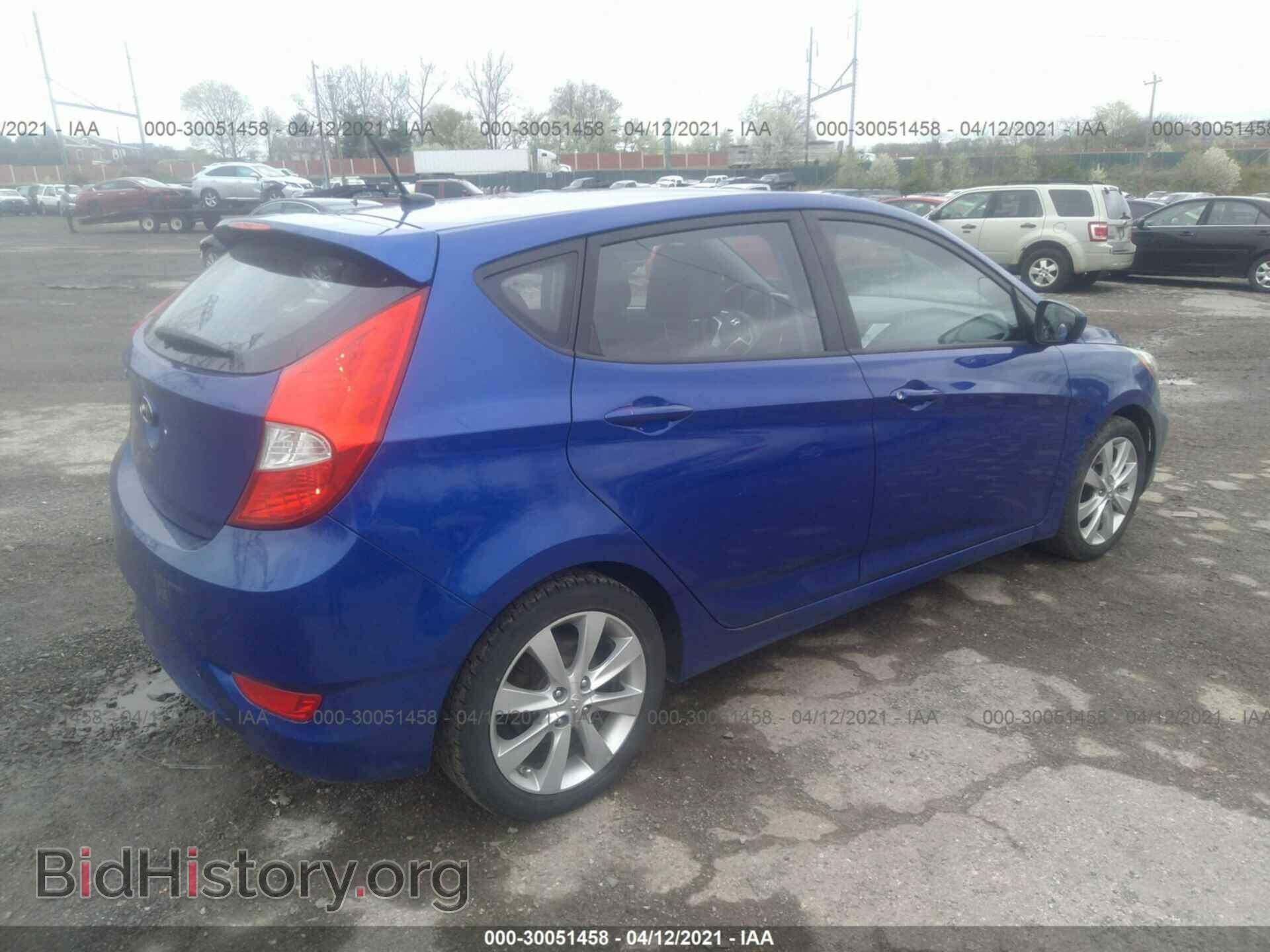 2012 HYUNDAI ACCENT - VIN: KMHCU5AE7CU042134 - Фото 4