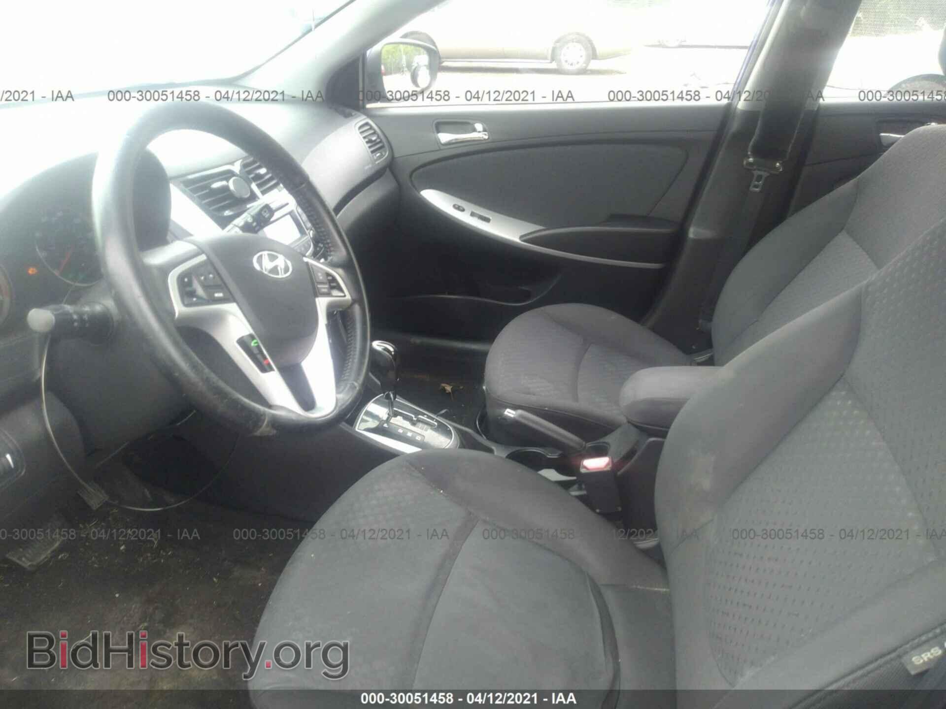 2012 HYUNDAI ACCENT - VIN: KMHCU5AE7CU042134 - Фото 5