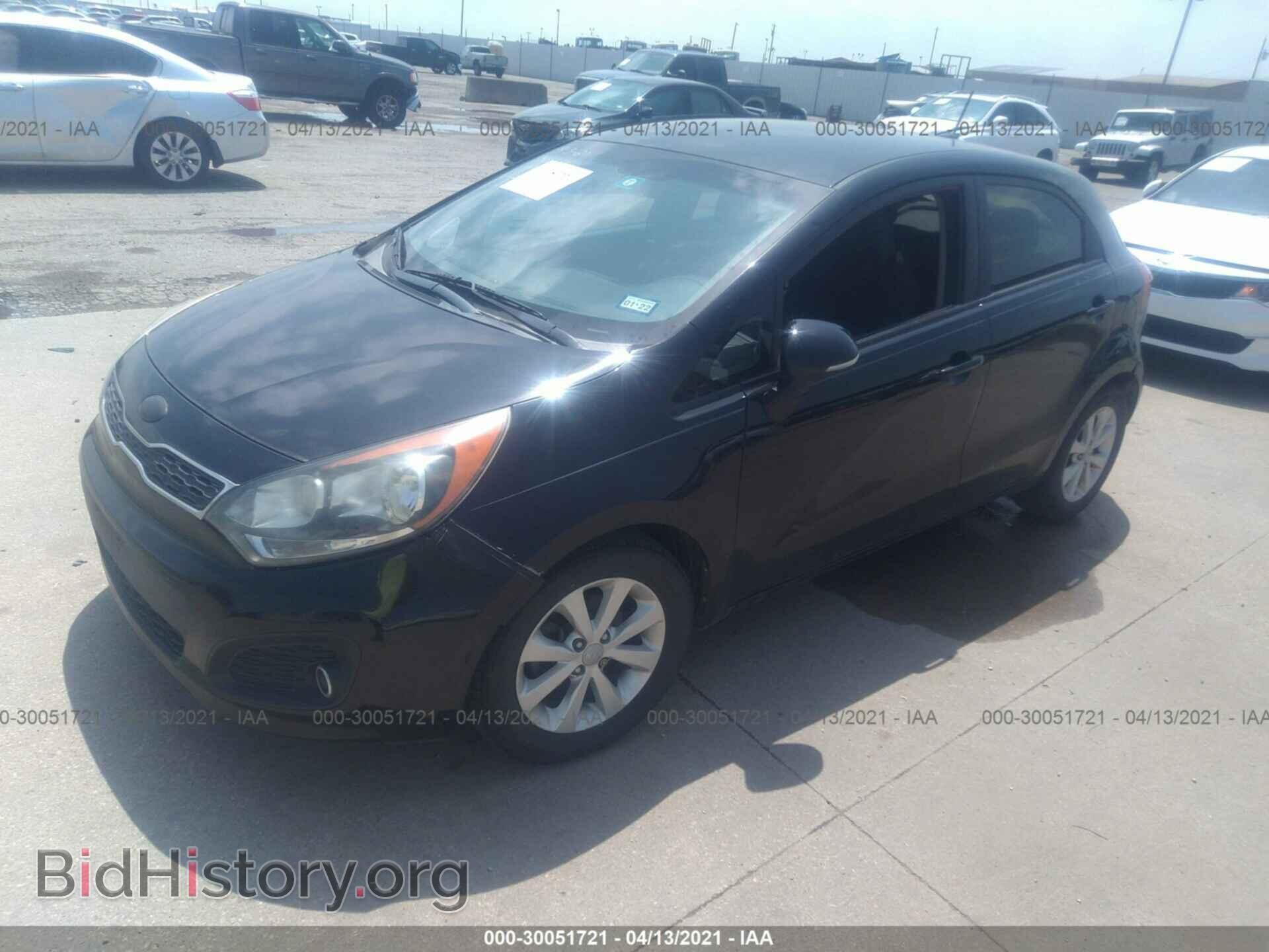 2013 KIA RIO - VIN: KNADN5A3XD6207410 - Фото 2