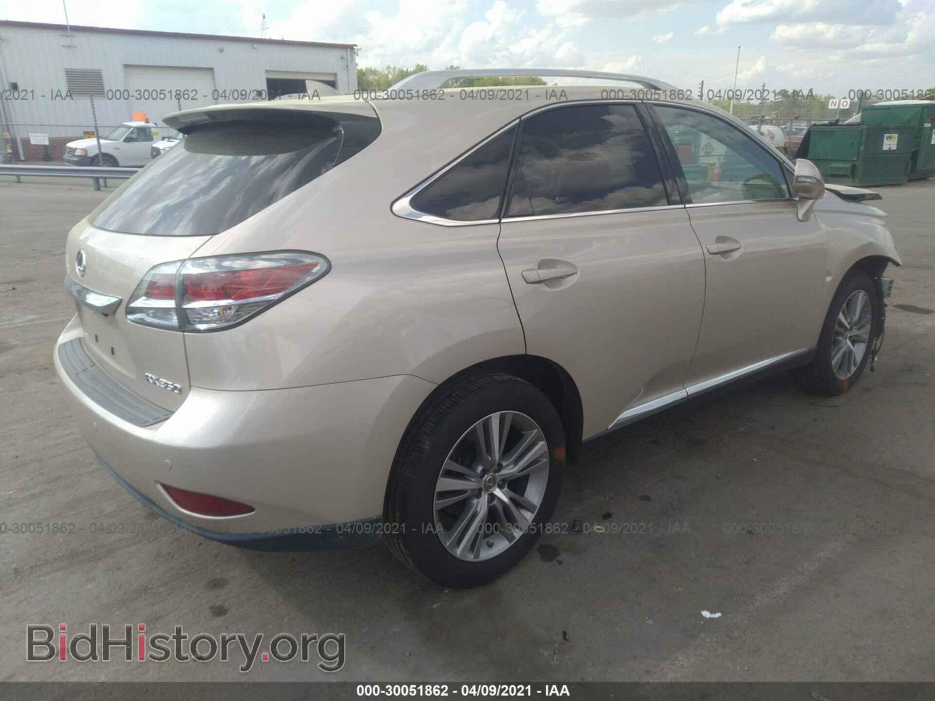 2015 LEXUS RX 350 - VIN: 2T2BK1BA5FC314641 - Фото 4